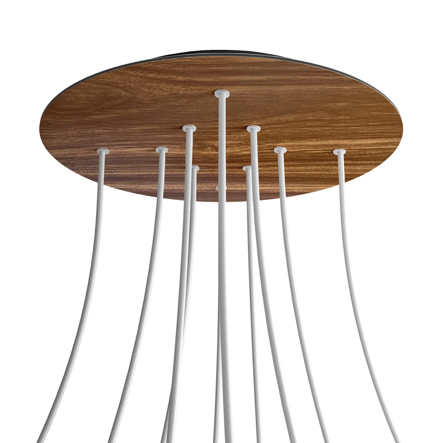 Pavillon XXL Rose-One rond, diamètre 400 mm avec 10 trous et 4 trous latéraux - Bois - Image 8