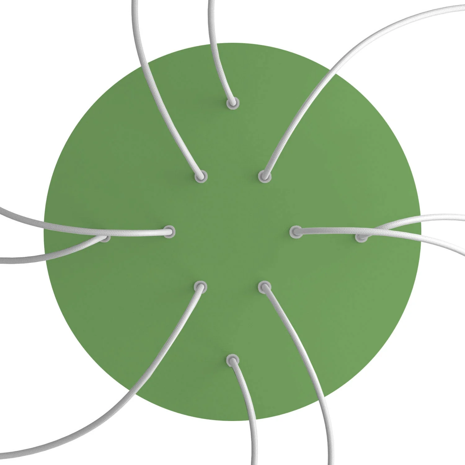 Pavillon XXL Rose-One rond, diamètre 400 mm avec 10 trous et 4 trous latéraux - Vert prairie - Image 2