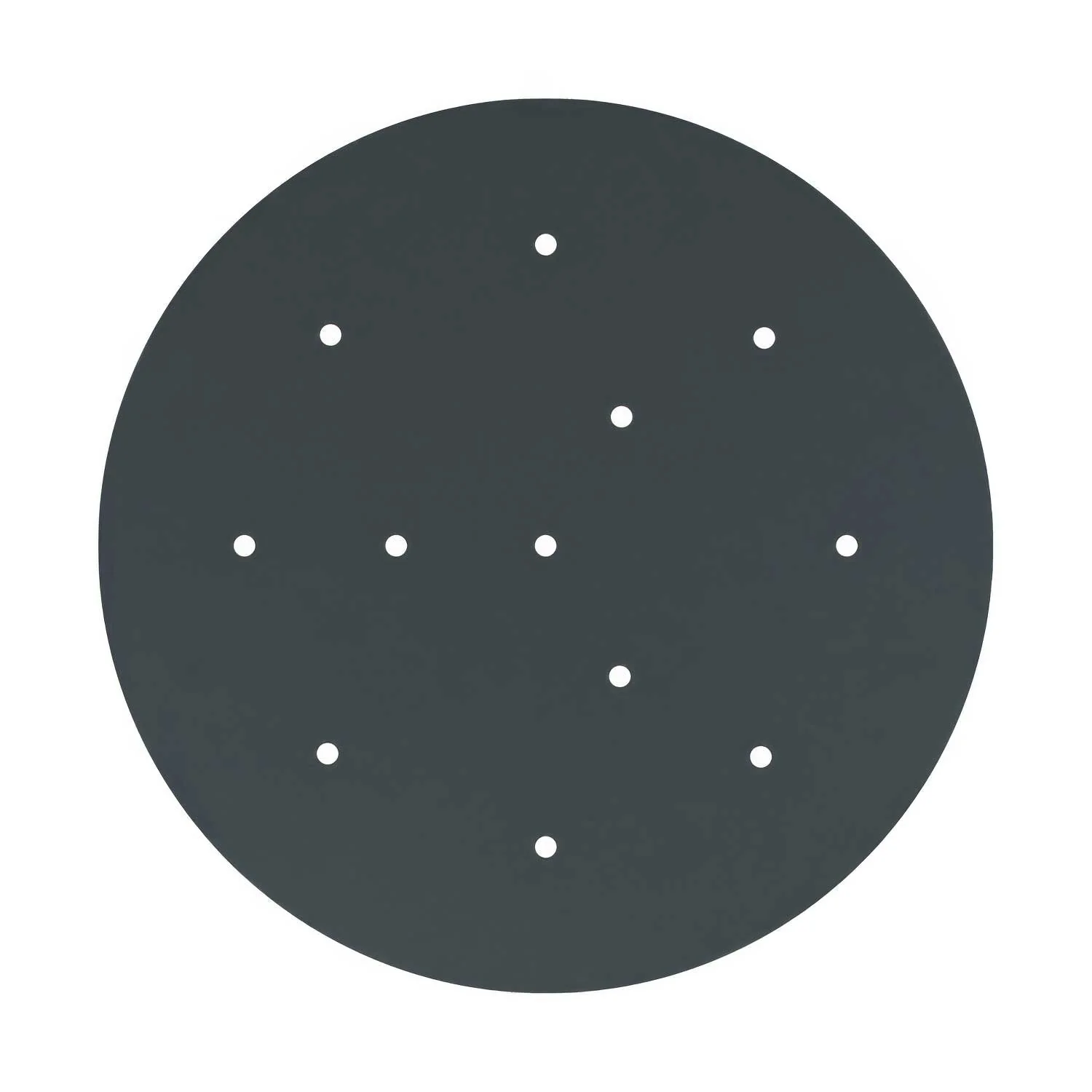 Pavillon XXL Rose-One rond, diamètre 400 mm avec 12 trous et 4 trous latéraux - Anthracite - Image 3