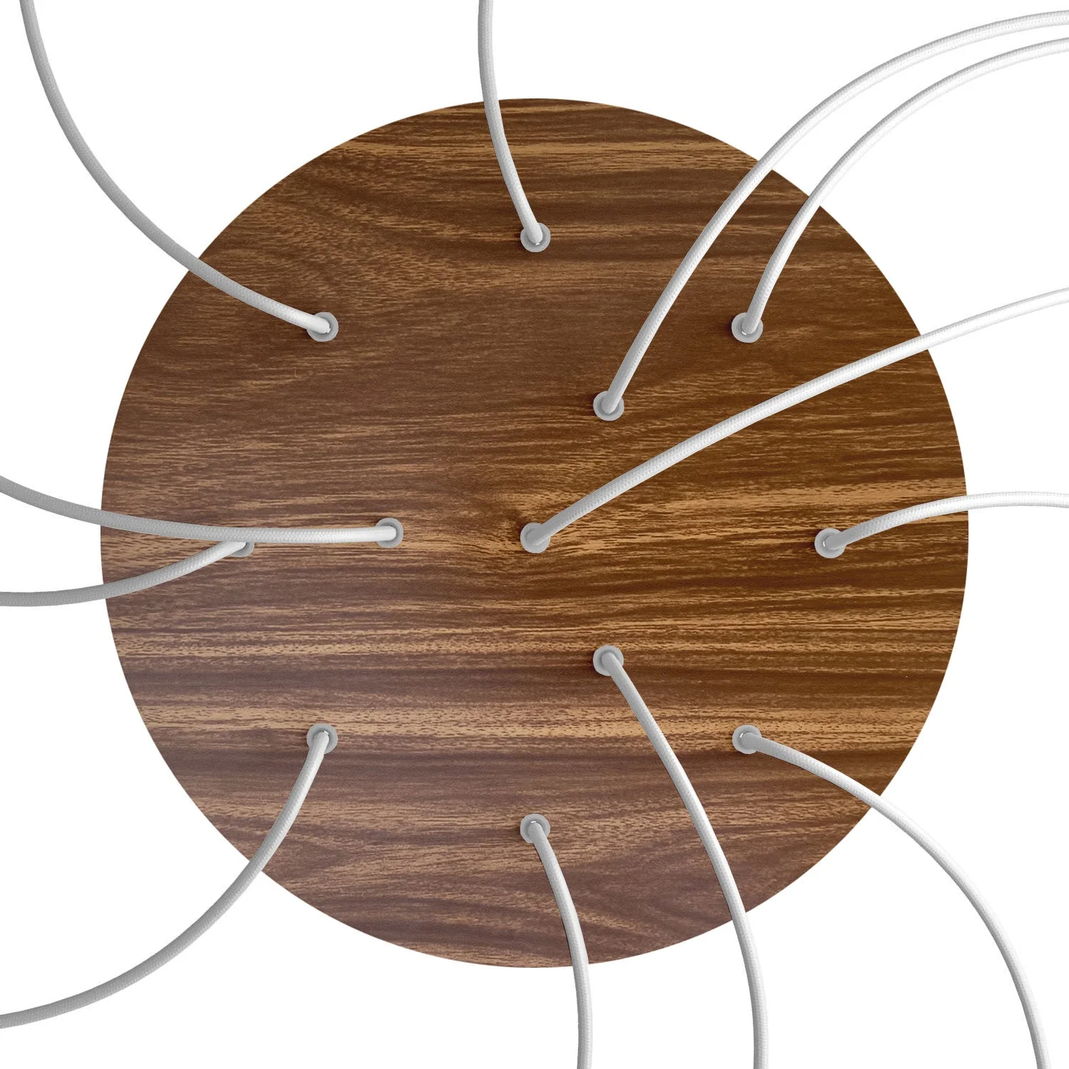 Pavillon XXL Rose-One rond, diamètre 400 mm avec 12 trous et 4 trous latéraux - Bois - Image 2