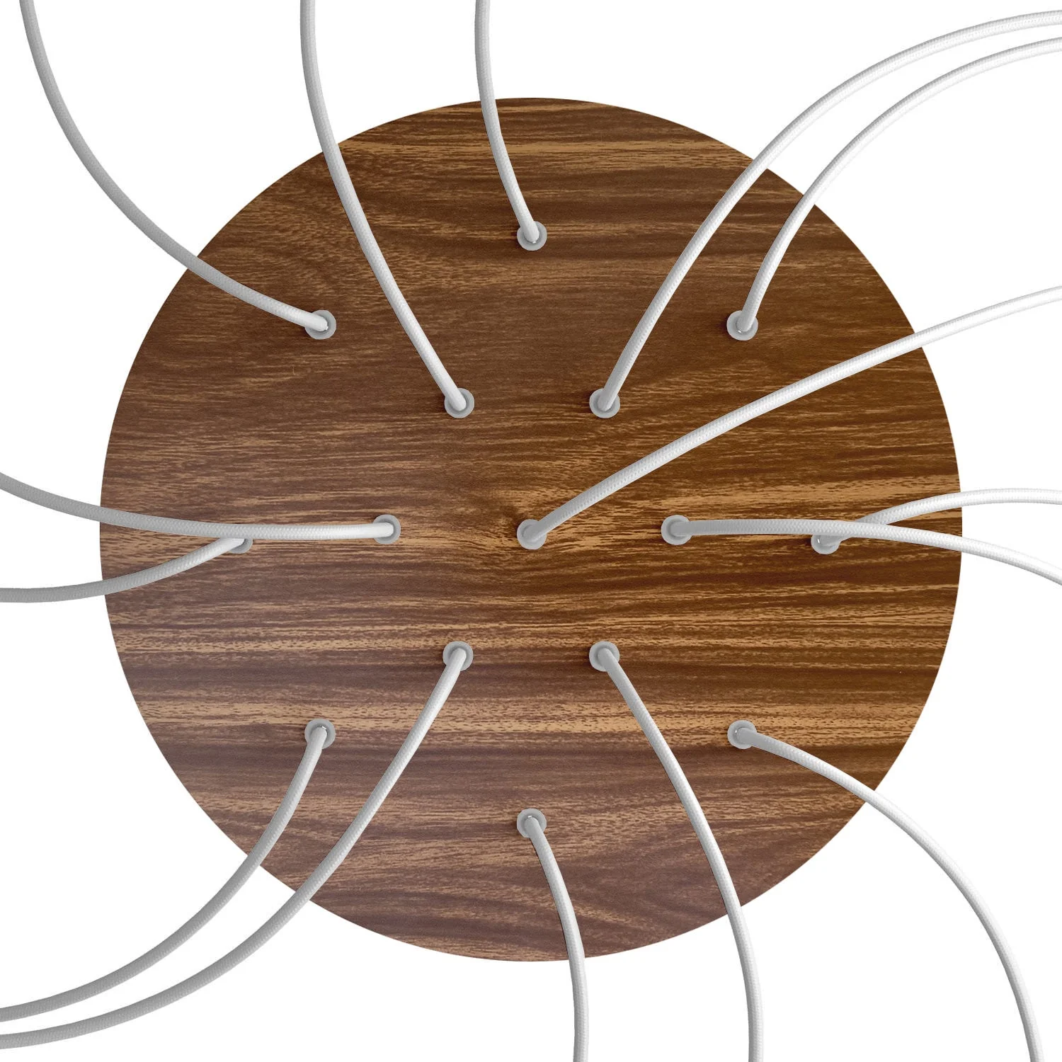 Pavillon XXL Rose-One rond, diamètre 400 mm avec 15 trous et 4 trous latéraux - Bois - Image 2