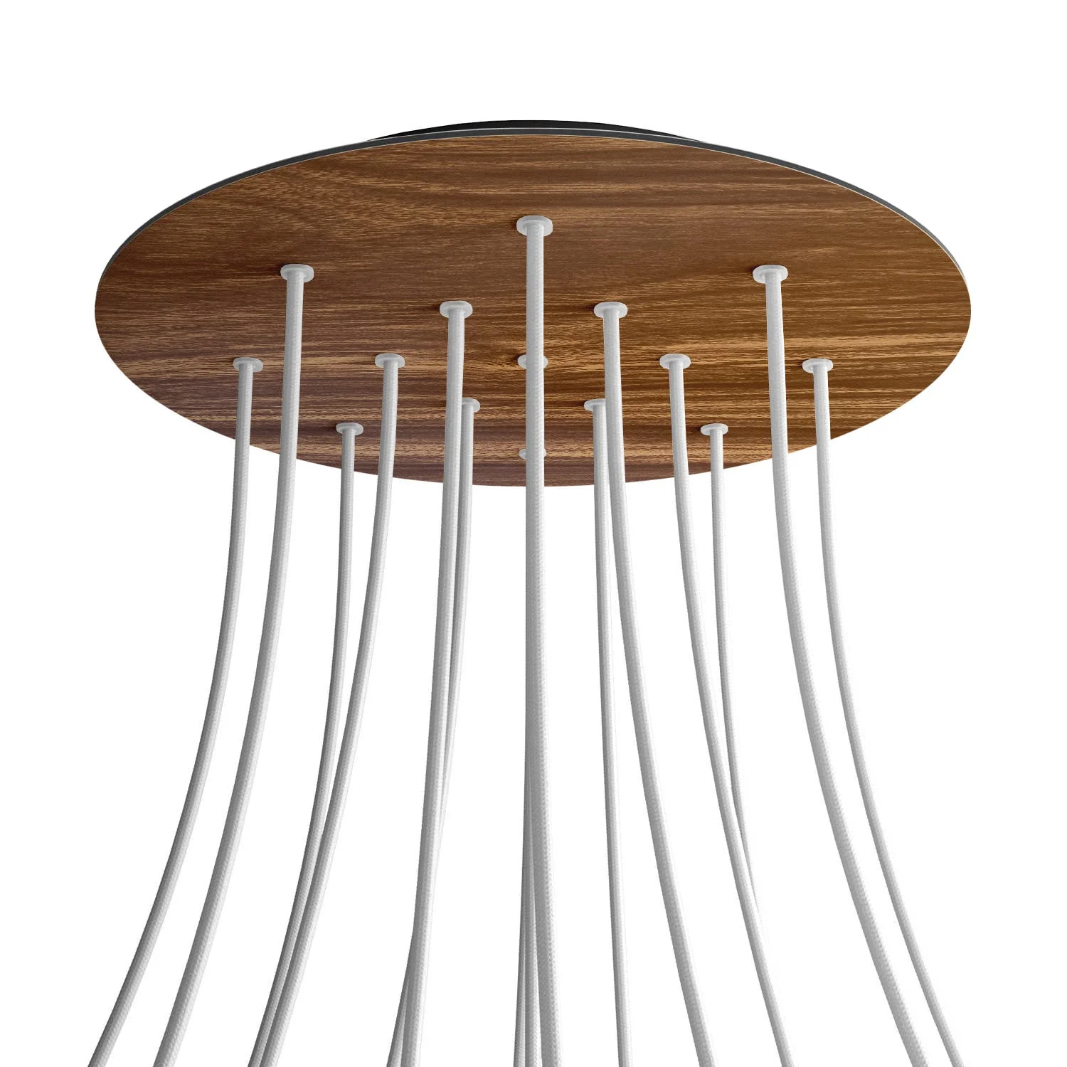 Pavillon XXL Rose-One rond, diamètre 400 mm avec 15 trous et 4 trous latéraux - Bois - Image 8