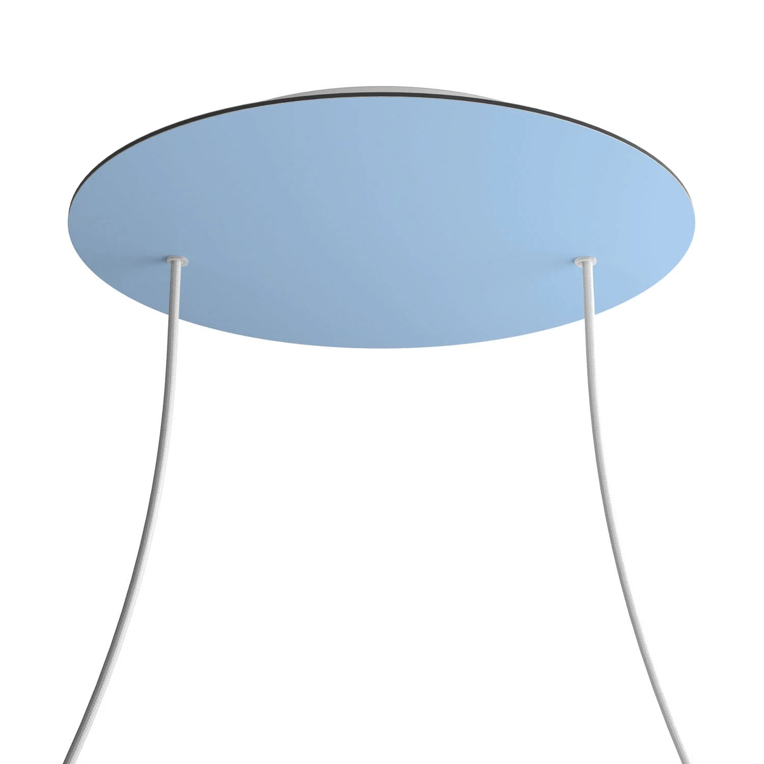Pavillon XXL Rose-One rond, diamètre 400 mm avec 2 trous et 4 trous latéraux - Bleu bleu dragée