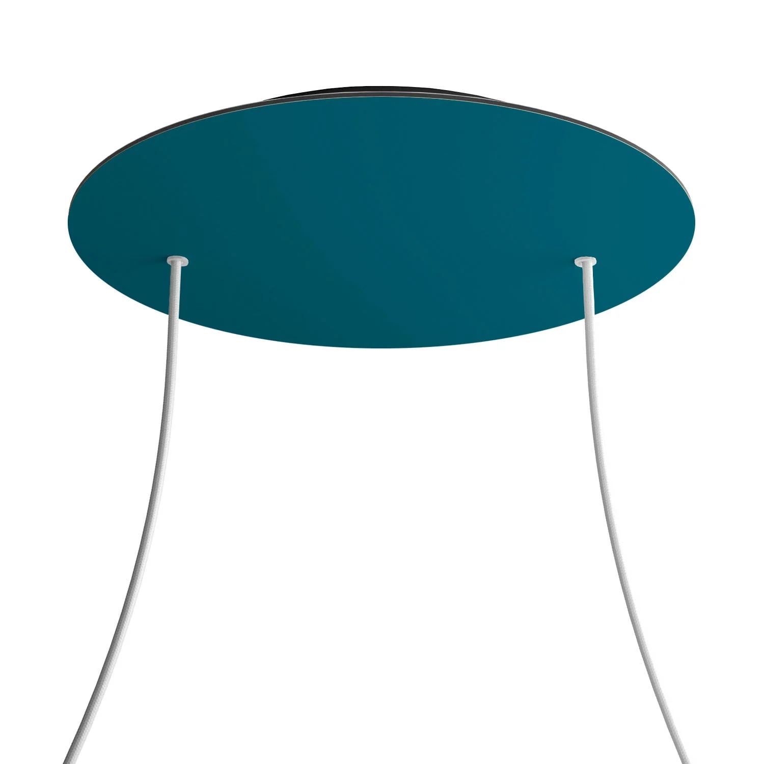 Pavillon XXL Rose-One rond, diamètre 400 mm avec 2 trous et 4 trous latéraux - Pétrole - Image 8