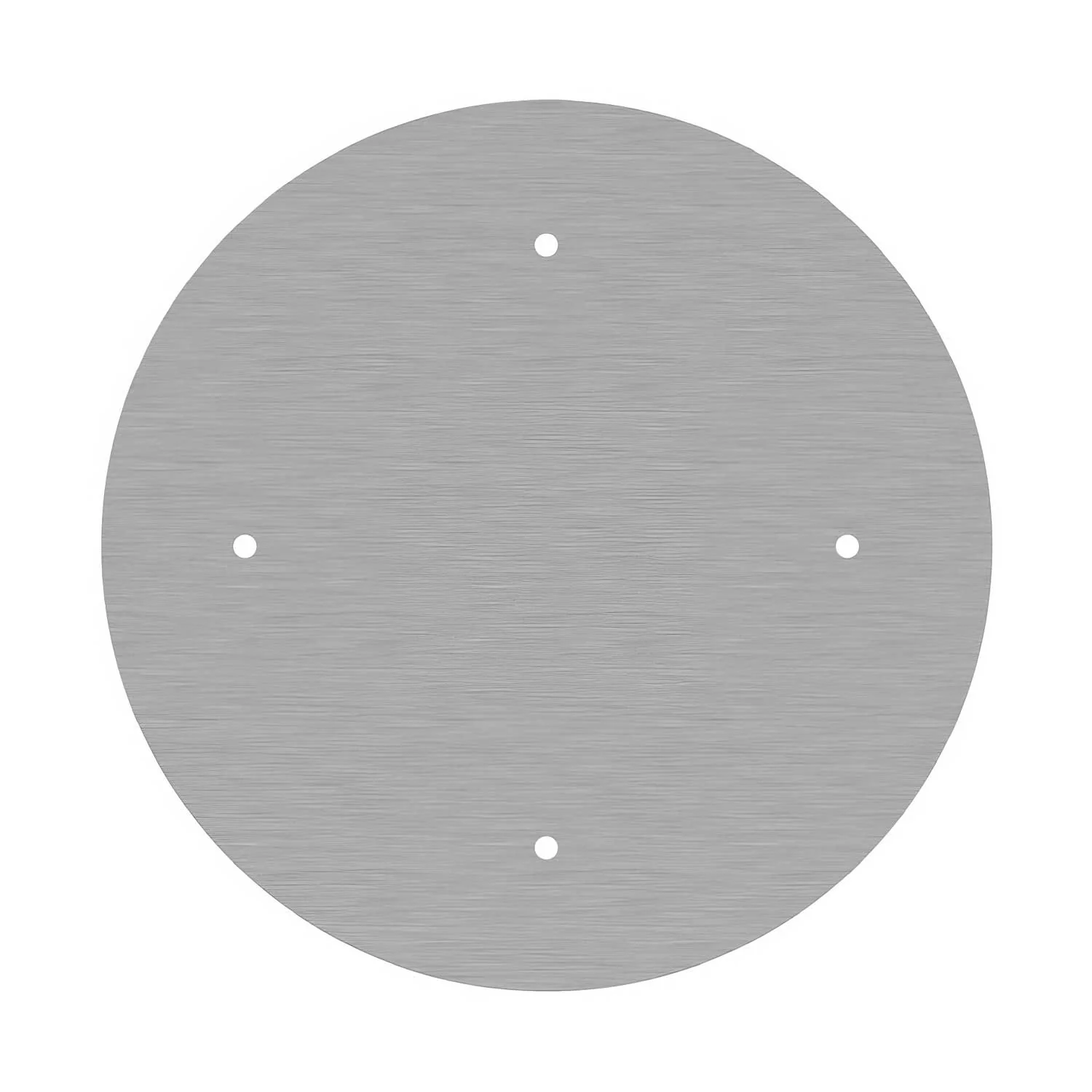 Pavillon XXL Rose-One rond, diamètre 400 mm avec 4 trous et 4 trous latéraux - Dibond acier satiné - Image 3