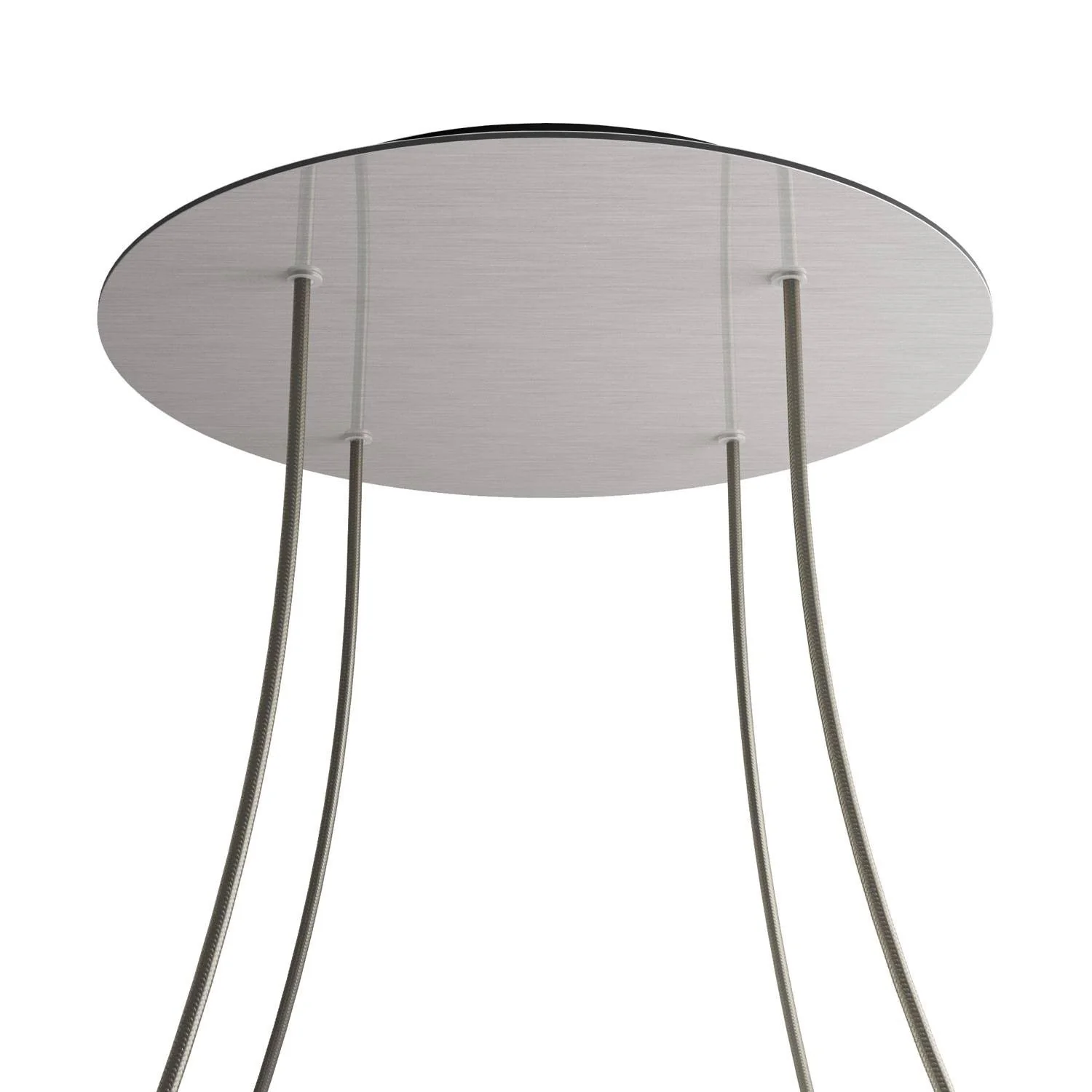 Pavillon XXL Rose-One rond, diamètre 400 mm avec 4 trous et 4 trous latéraux - Dibond acier satiné - Image 8