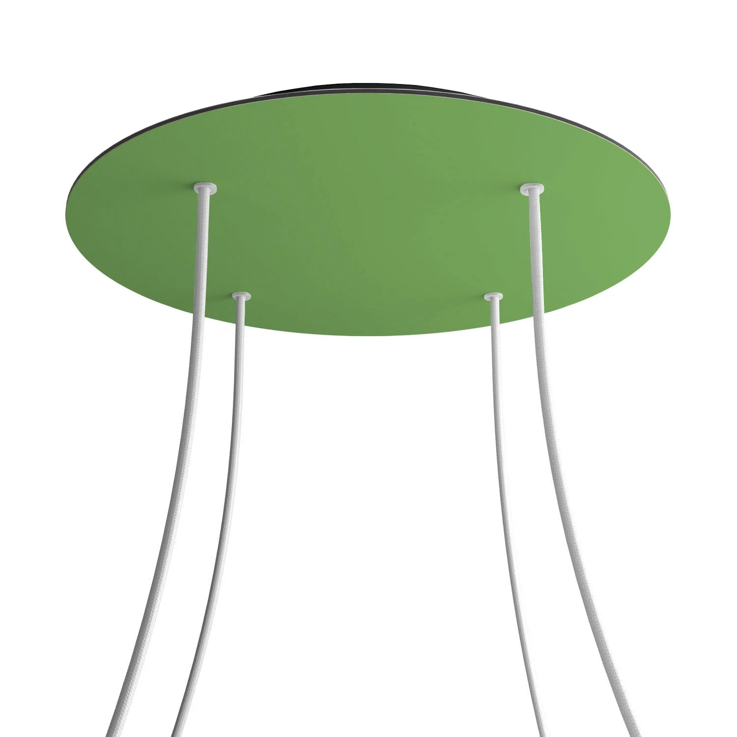 Pavillon XXL Rose-One rond, diamètre 400 mm avec 4 trous et 4 trous latéraux - Vert prairie - Image 8
