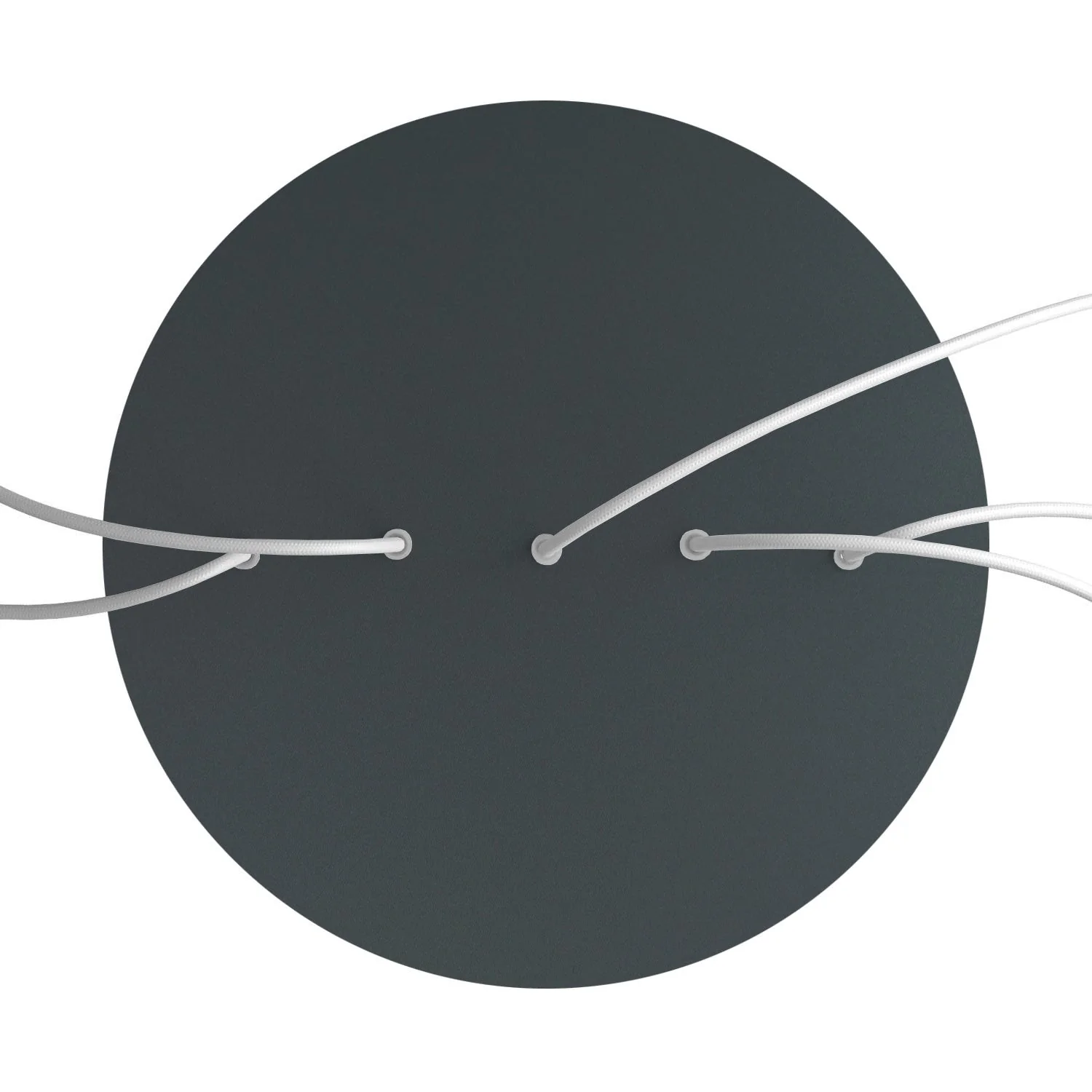 Pavillon XXL Rose-One rond, diamètre 400 mm avec 5 trous alignés et 4 trous latéraux - Anthracite - Image 2