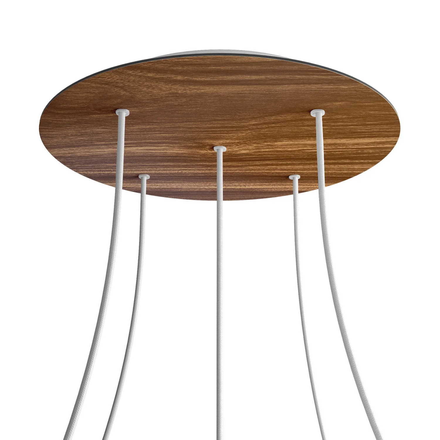 Pavillon XXL Rose-One rond, diamètre 400 mm avec 5 trous et 4 trous latéraux - Bois