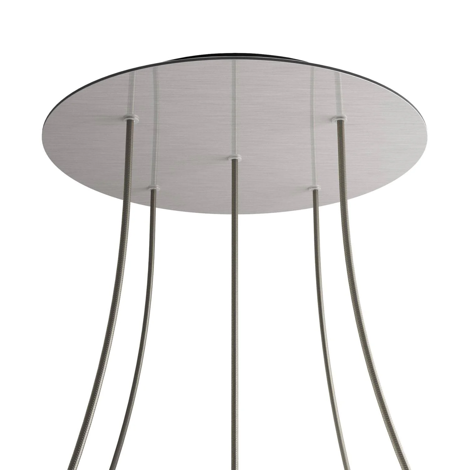 Pavillon XXL Rose-One rond, diamètre 400 mm avec 5 trous et 4 trous latéraux - Dibond acier satiné - Image 8