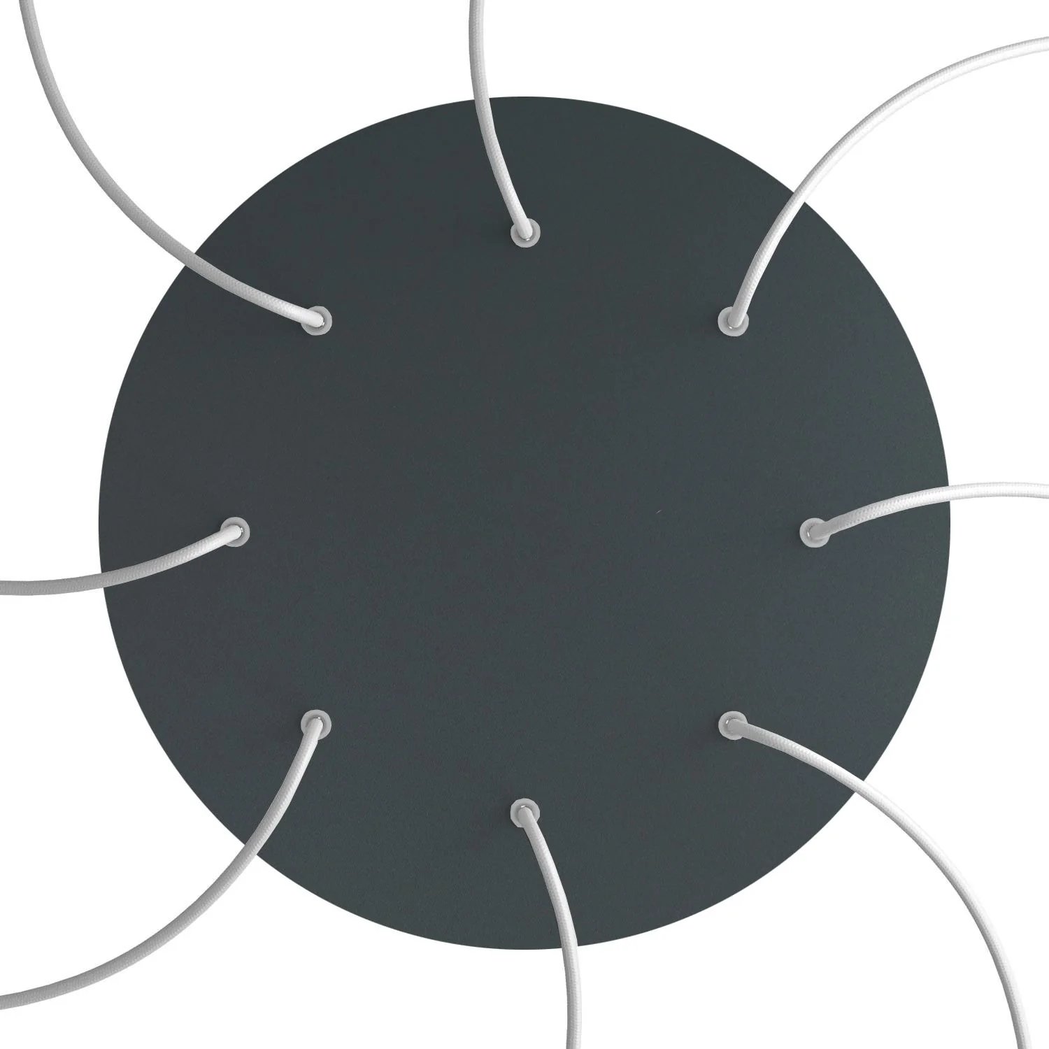 Pavillon XXL Rose-One rond, diamètre 400 mm avec 8 trous et 4 trous latéraux - Anthracite - Image 2