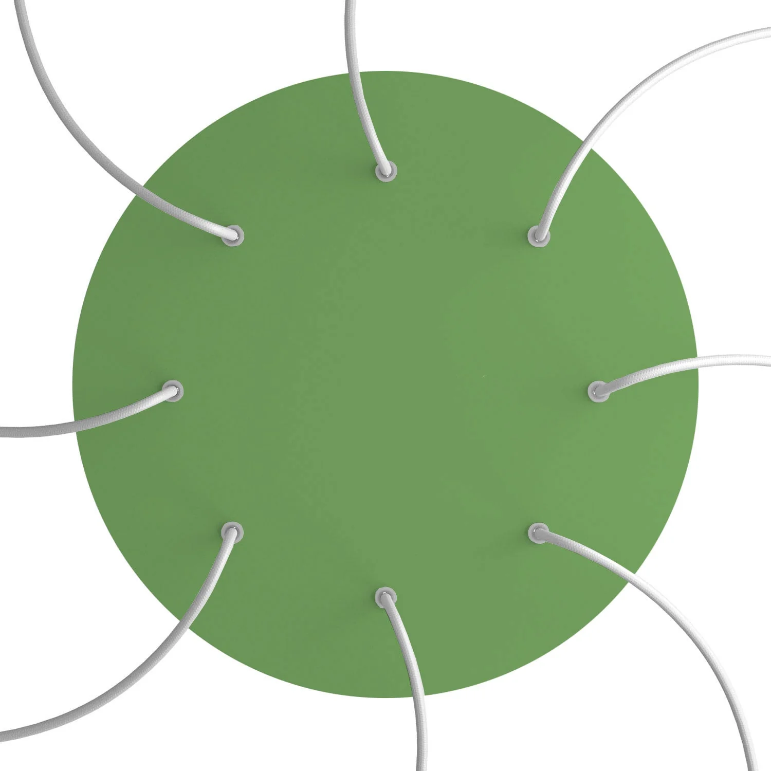 Pavillon XXL Rose-One rond, diamètre 400 mm avec 8 trous et 4 trous latéraux - Vert prairie - Image 2