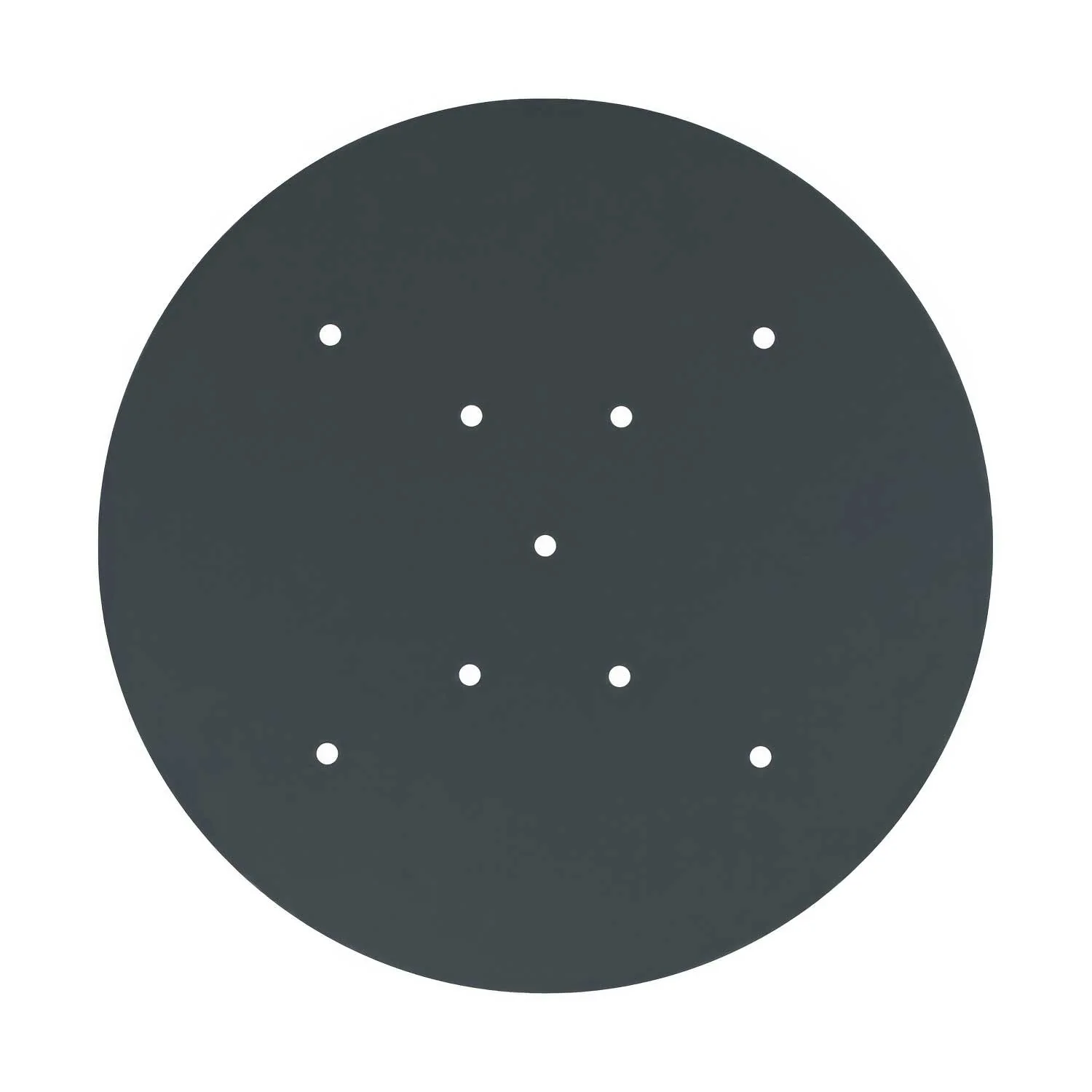 Pavillon XXL Rose-One rond, diamètre 400 mm avec 9 trous en X et 4 trous latéraux - Anthracite - Image 3