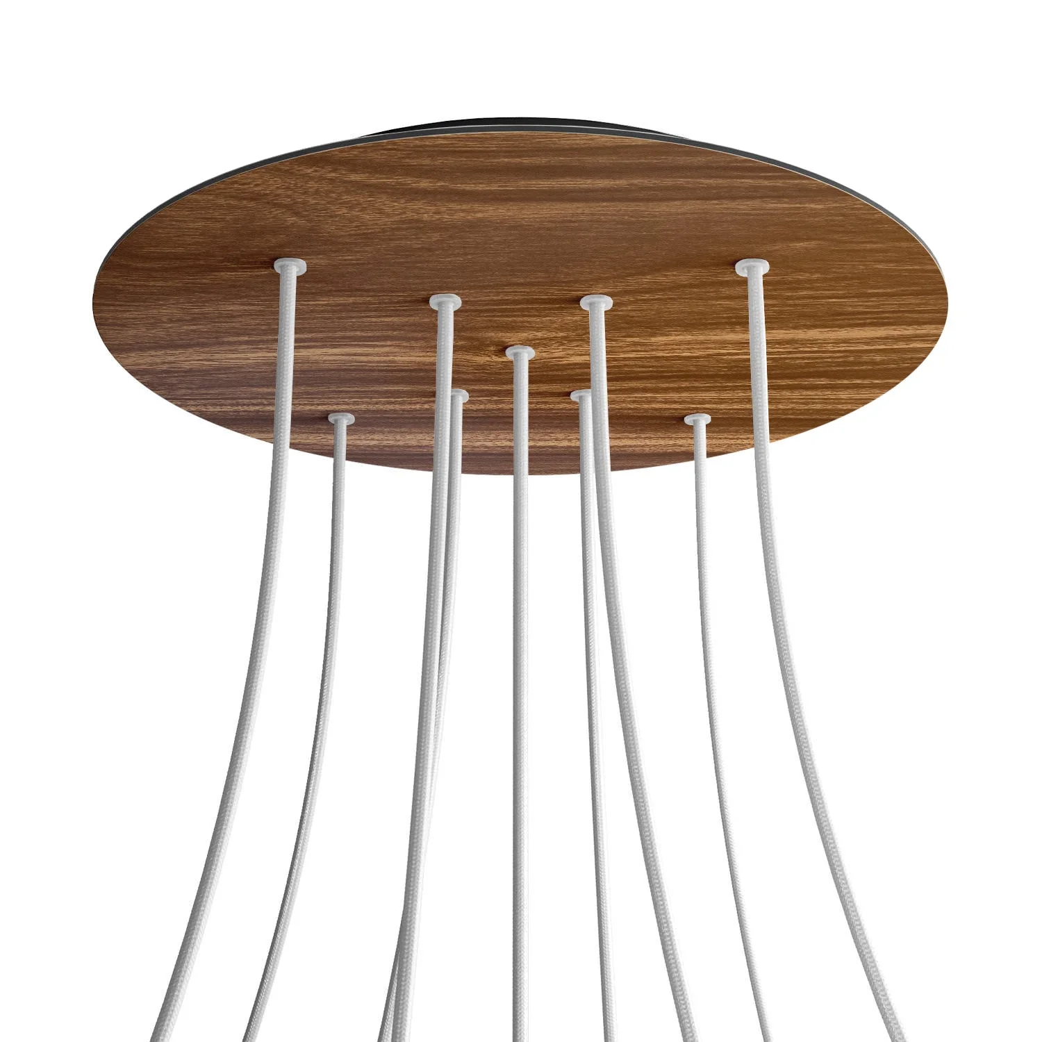 Pavillon XXL Rose-One rond, diamètre 400 mm avec 9 trous en X et 4 trous latéraux - Bois - Image 8