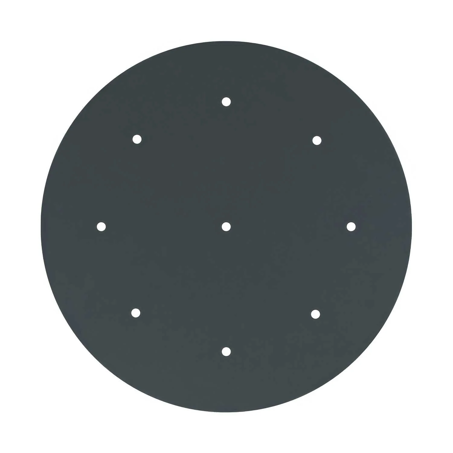 Pavillon XXL Rose-One rond, diamètre 400 mm avec 9 trous et 4 trous latéraux - Anthracite - Image 3