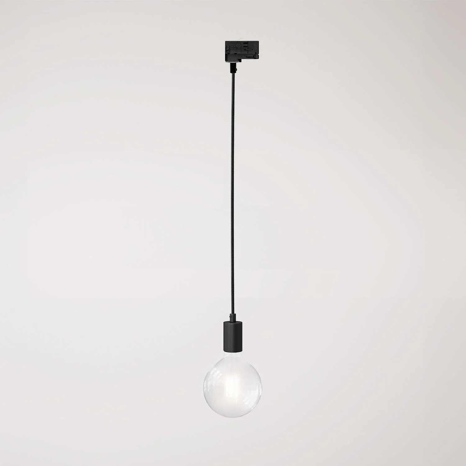 Lampe de plafond en métal pour rails - Noir