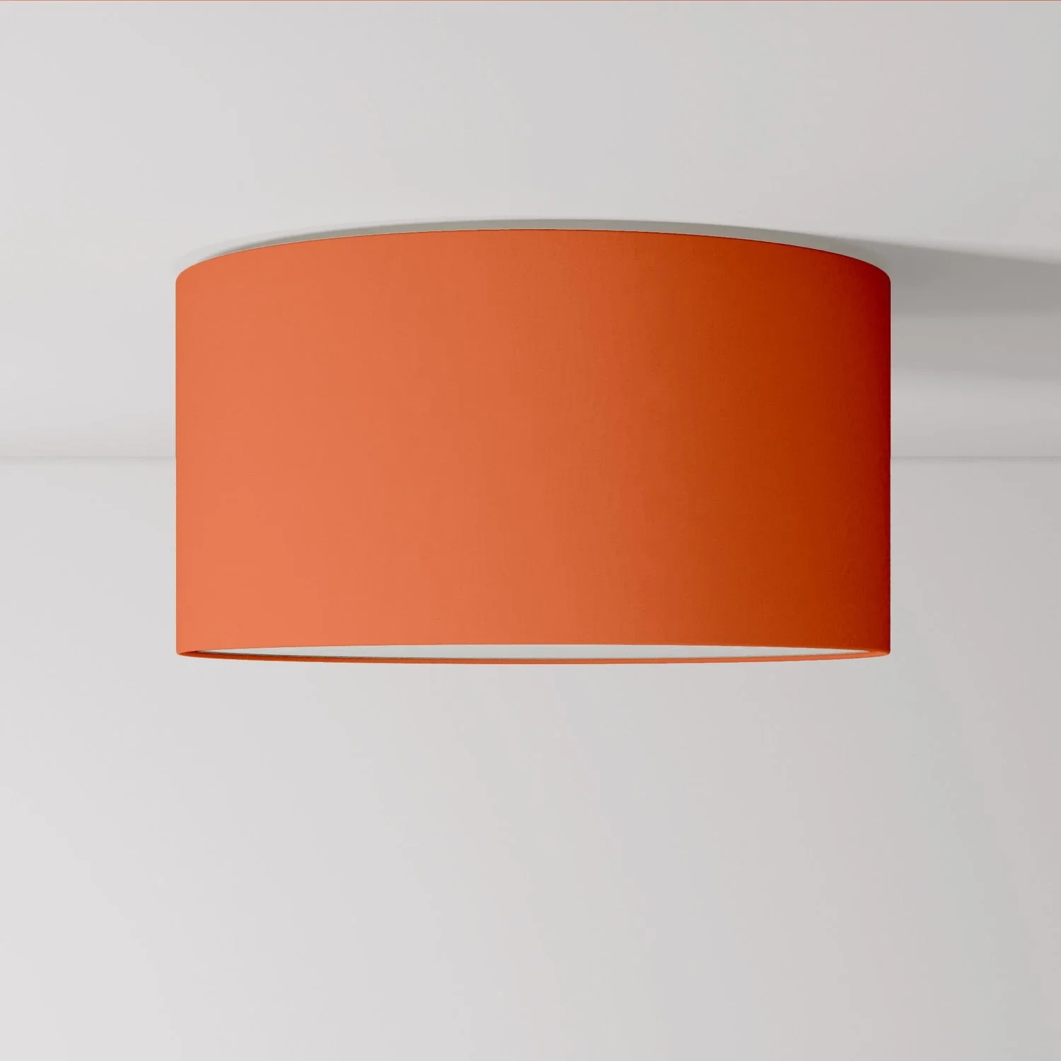 Plafonnier en tissu Medium Cinette homard - Made in Italy