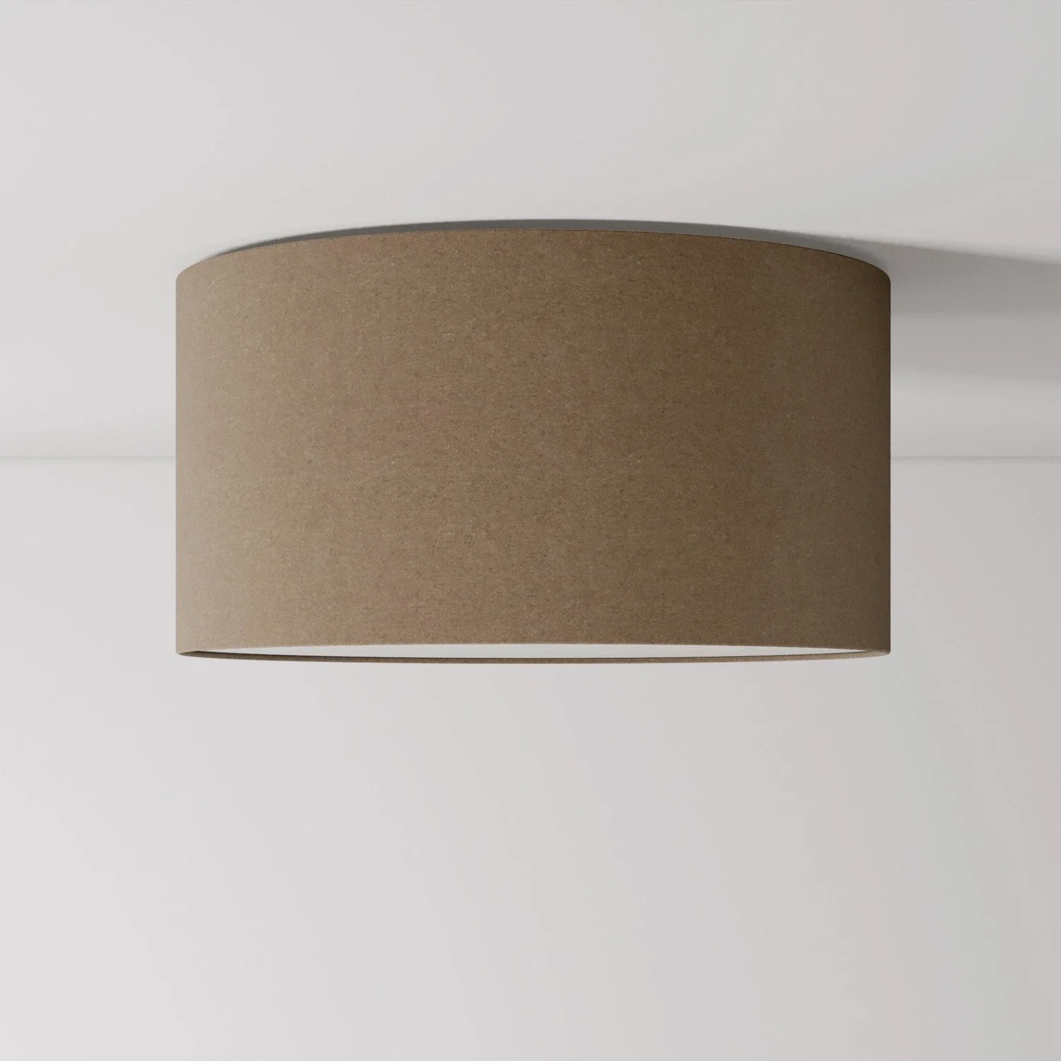 Plafonnier en tissu Medium - Fabriqué en Italie - Laine Marron