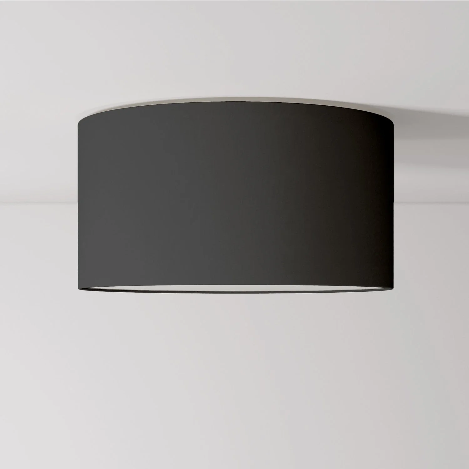 Plafonnier en tissu Medium Teletta anthracite - Fabriqué en Italie