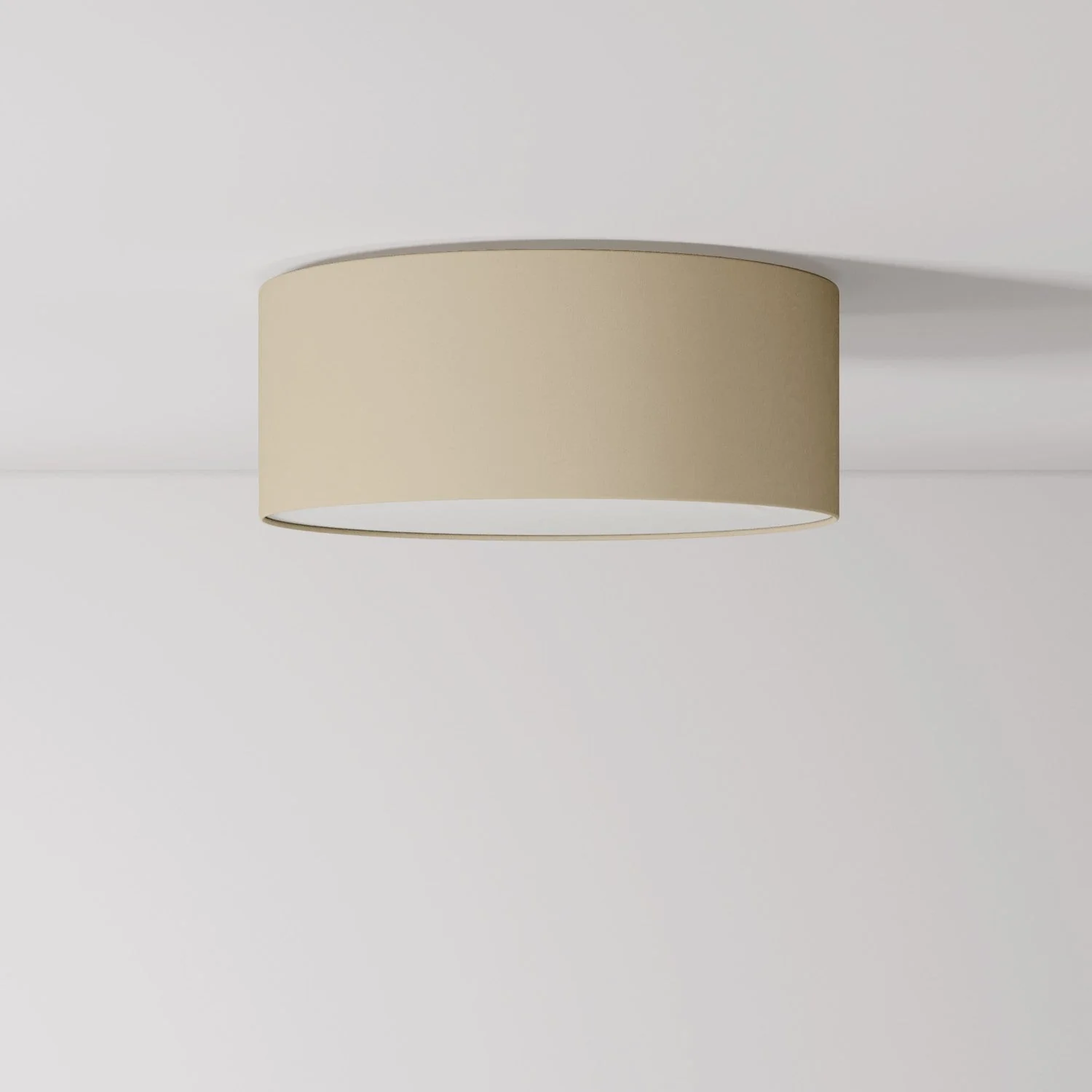 Plafonnier en tissu Small Arenal taupe - Fabriqué en Italie