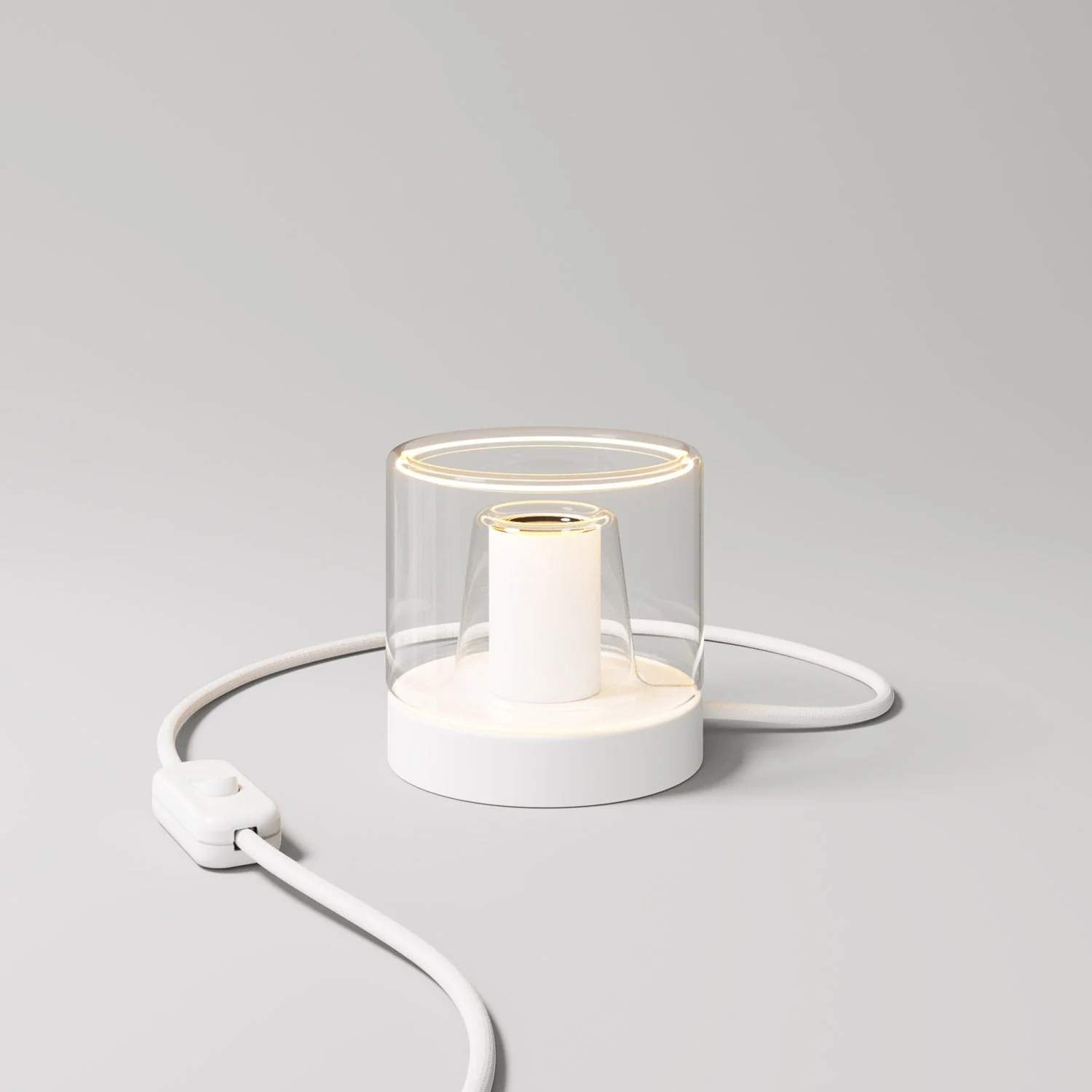 Lampe de table Posaluce Ghost - Blanc mat