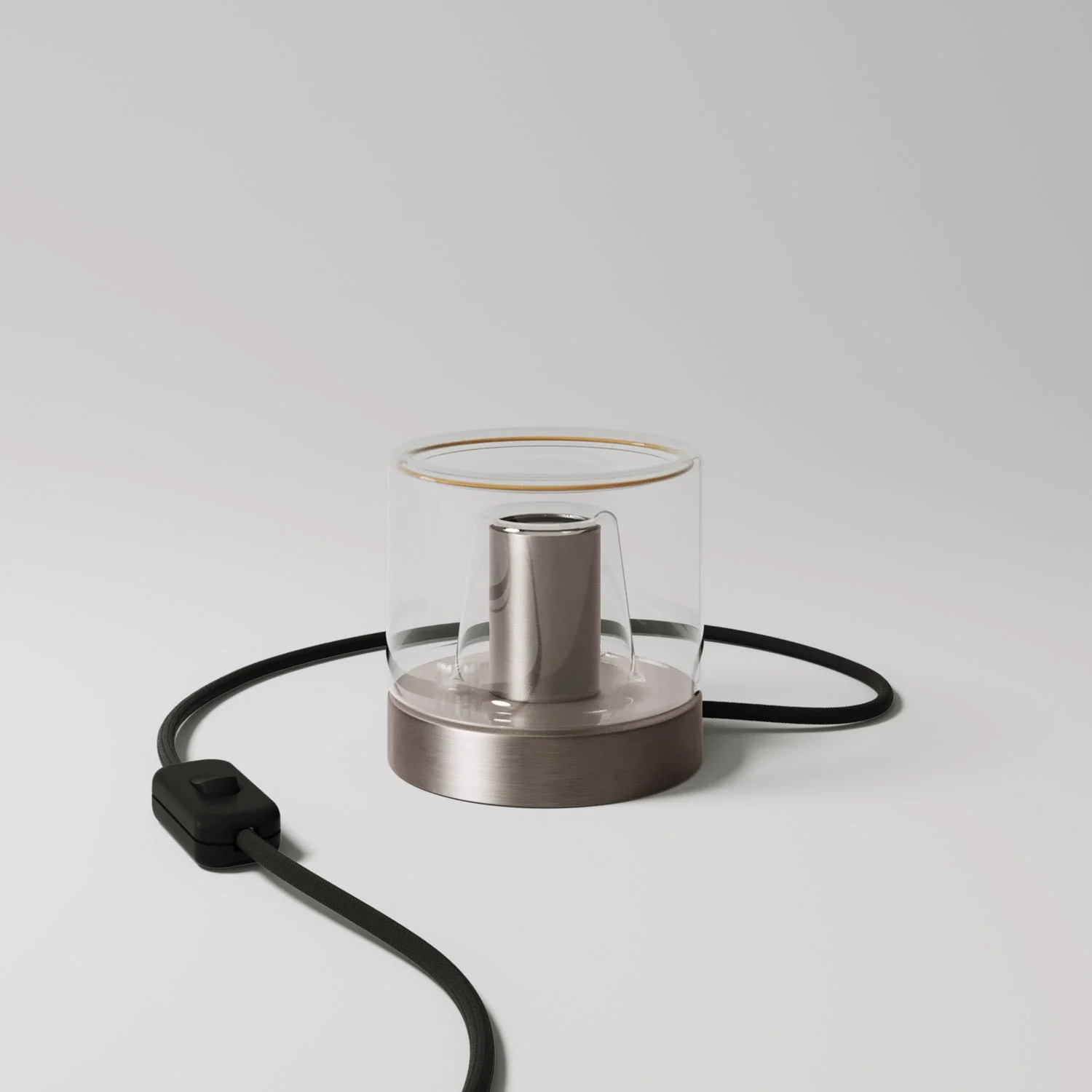 Lampe de table Posaluce Ghost - Titane brossé - Image 3