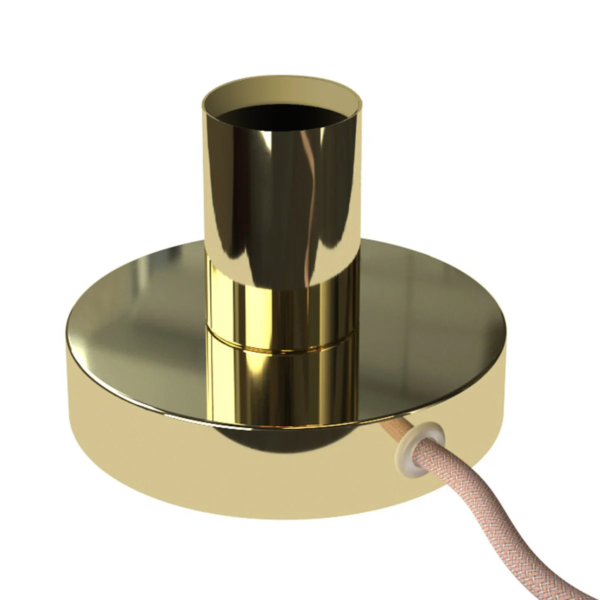 Posaluce - Lampe de table en métal - Laiton