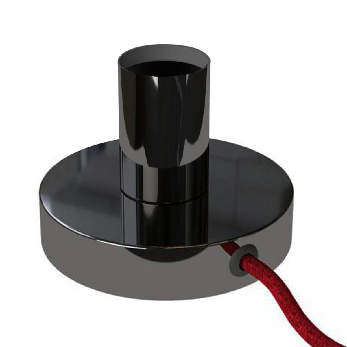 Posaluce - Lampe de table en métal - Noir perle