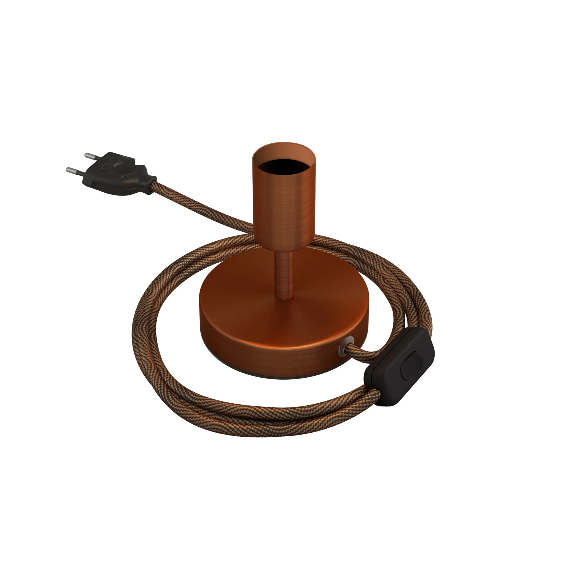 Alzaluce - Lampe de table en métal - Cuivre satiné