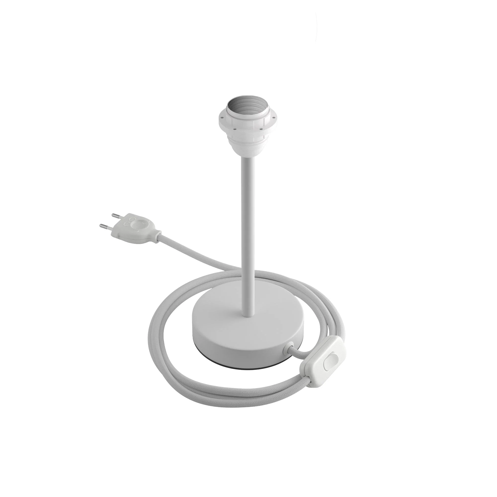 Alzaluce pour abat-jour - Lampe de table en métal - Blanc mat - Image 7