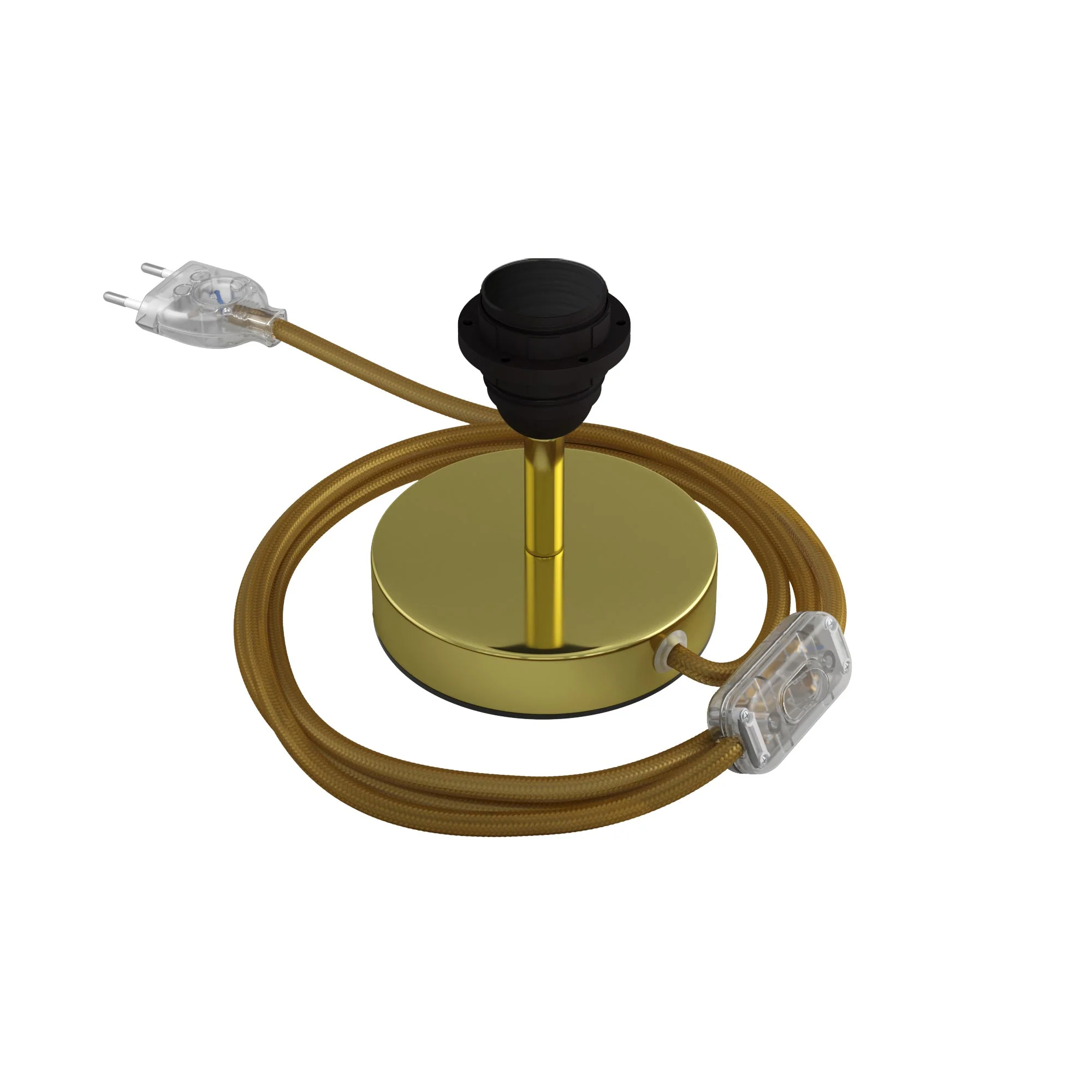 Alzaluce pour abat-jour - Lampe de table en métal - Laiton