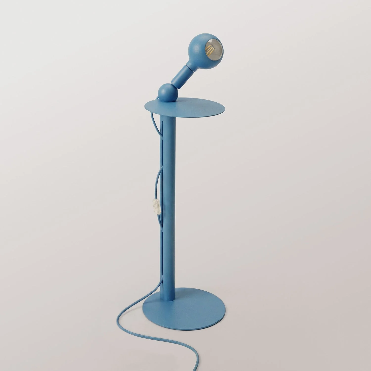 Rocco - Lampadaire avec Ampoule Camo - Bleu - Image 4
