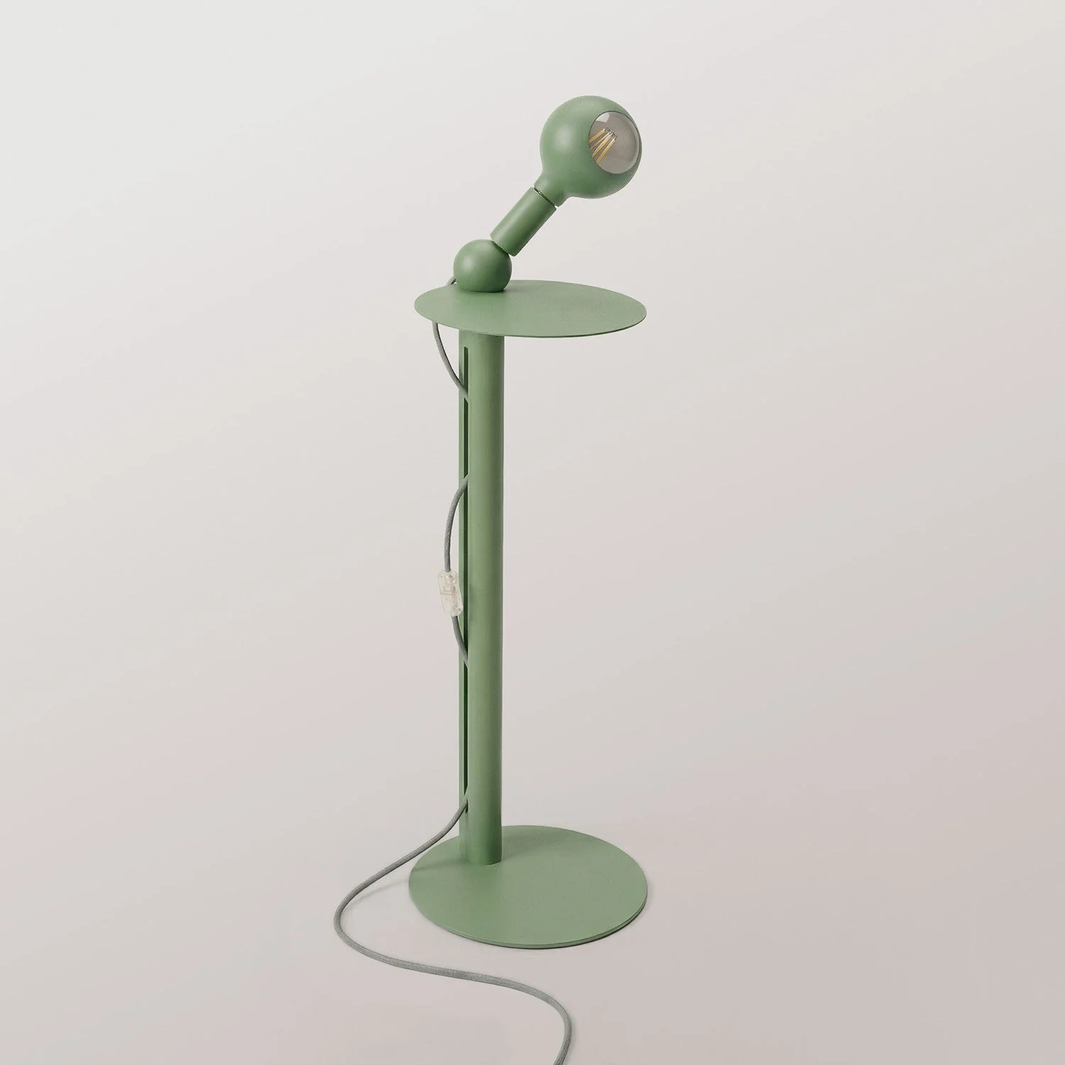 Rocco - Lampadaire avec Ampoule Camo - Vert - Image 4