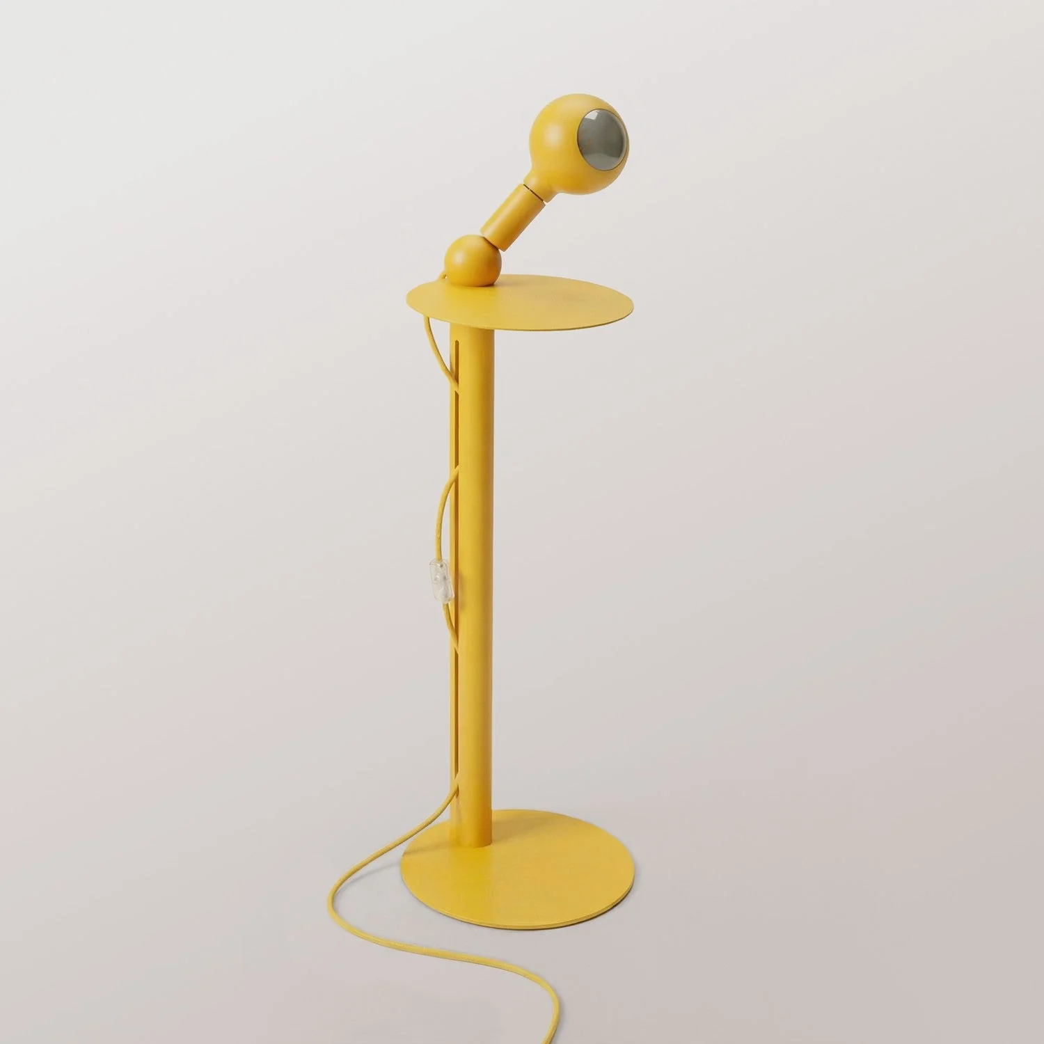 Rocco - Lampadaire avec ampoule Camo - Jaune - Image 4