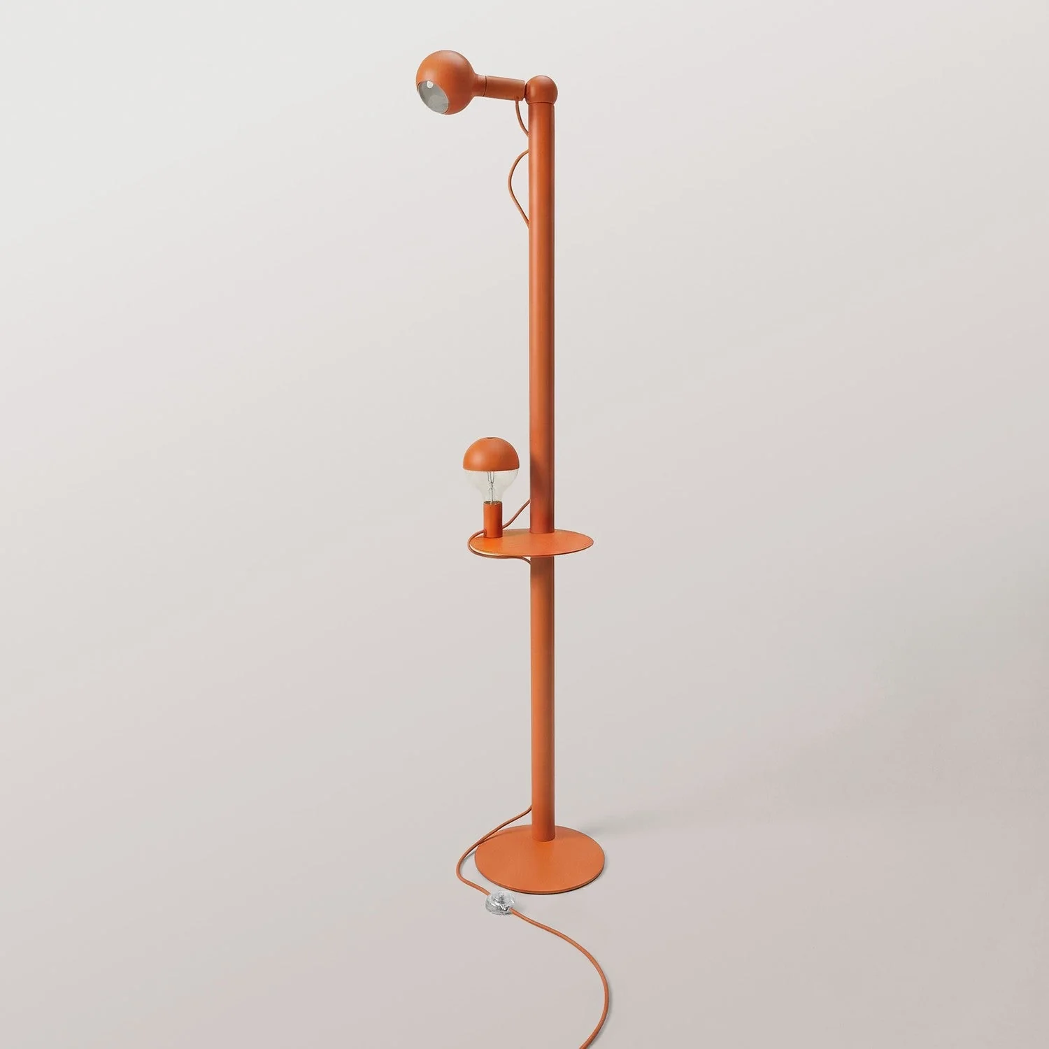 Rocco XXL - Lampadaire avec Fiche UK et Ampoule Maria et Camo - Orange - Image 4