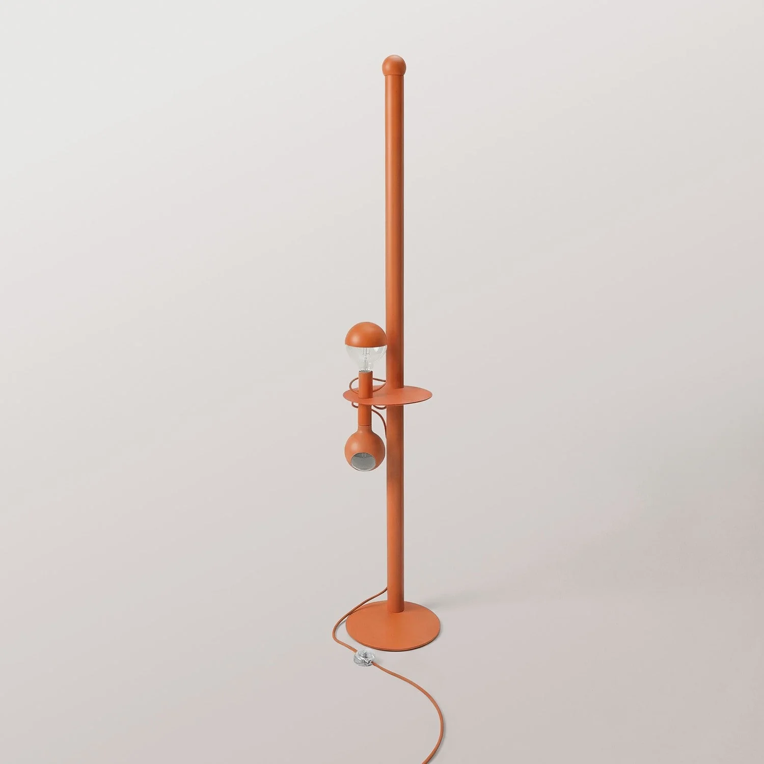 Rocco XXL - Lampadaire avec Fiche UK et Ampoule Maria et Camo - Orange - Image 6