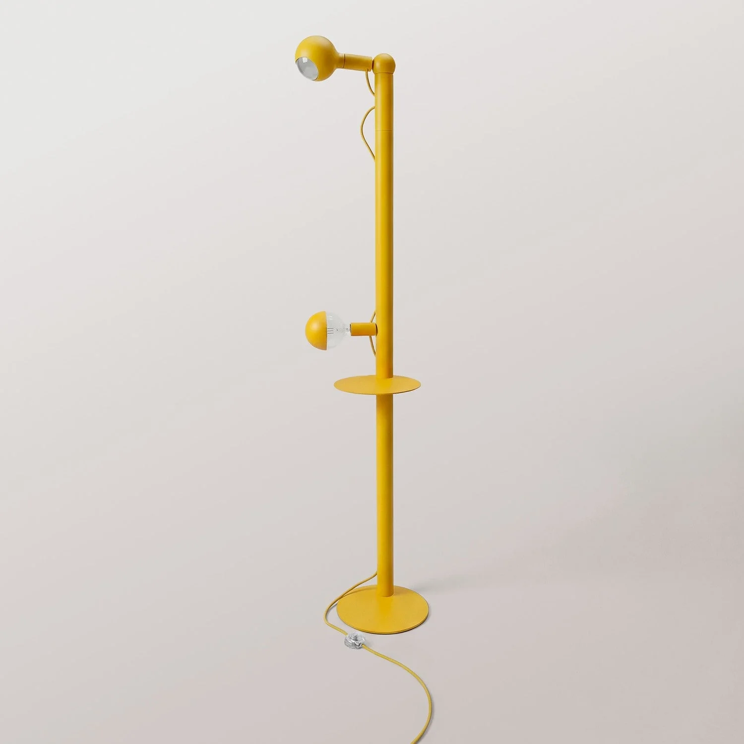 Rocco XXL - Lampadaire avec Ampoule Maria et Camo - Jaune - Image 5