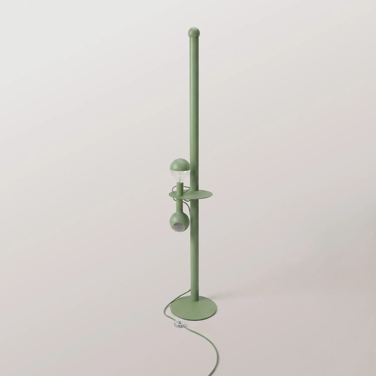 Rocco XXL - Lampe sur pied avec Fiche UK et Ampoule Maria et Camo - Vert - Image 6