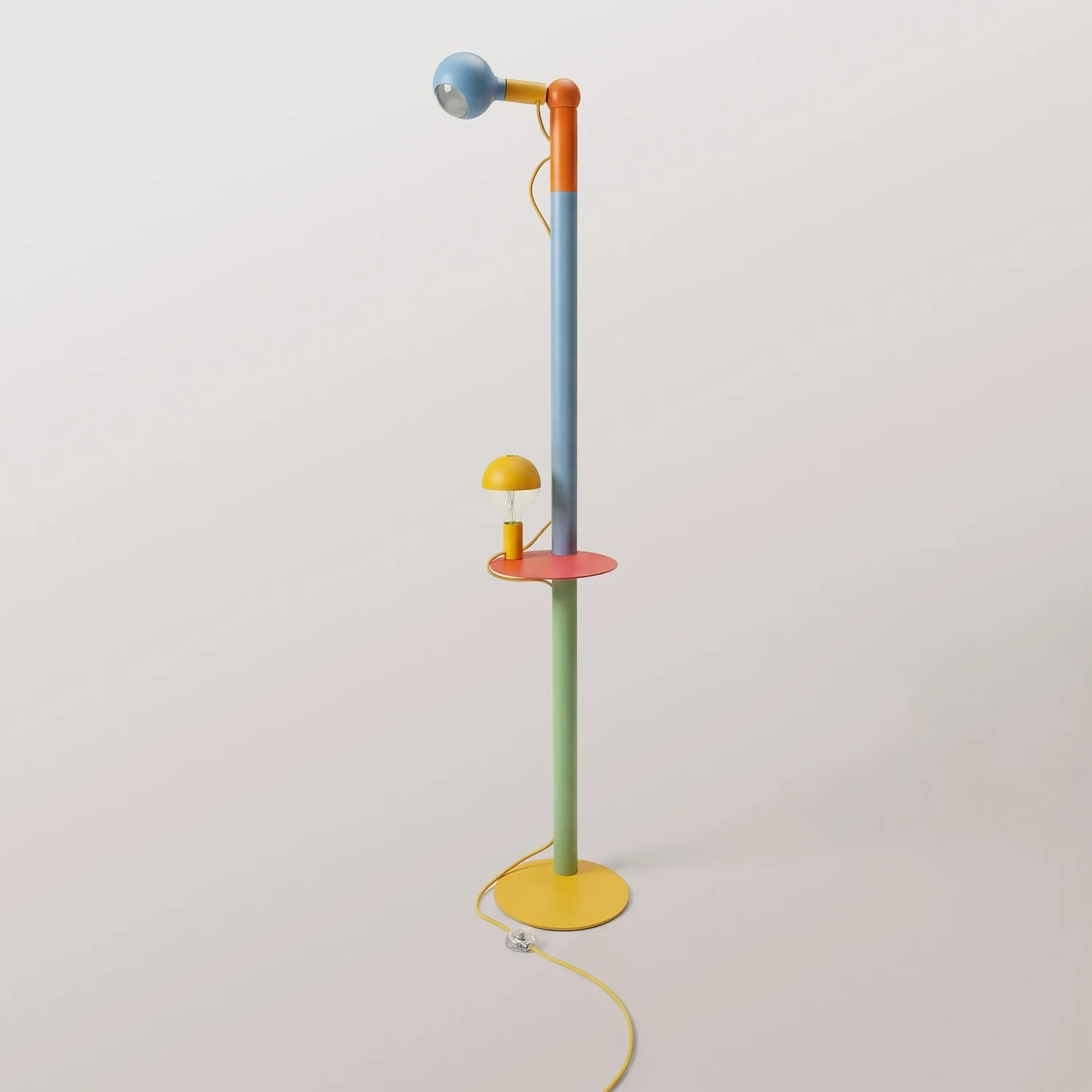 Rocco XXL - Lampadaire multicolore avec fiche UK et ampoule Maria et Camo - Image 4