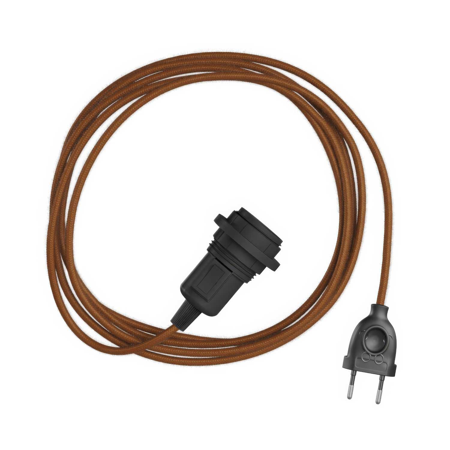 Snake pour abat-jour - Lampe plug-in avec câble en tissu coloré RC23