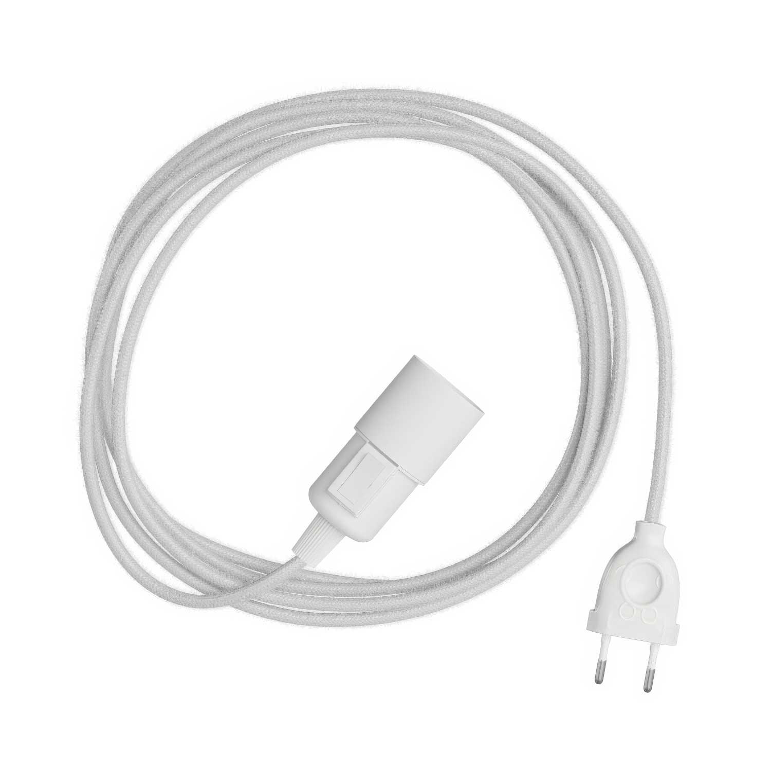 Snake - Lampe plug-in avec câble en tissu coloré RC01