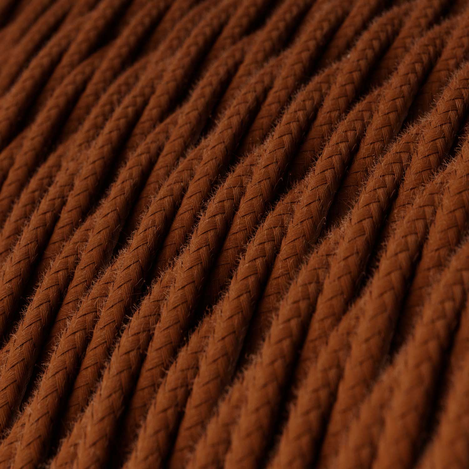 Snake Twisted pour abat-jour - Lampe plug-in avec câble tressé en tissu TC23 - Image 2