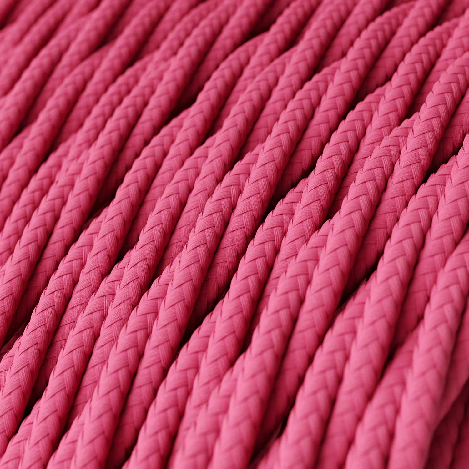 Snake Twisted pour abat-jour - Lampe plug-in avec câble tressé en tissu TM08 - Image 2