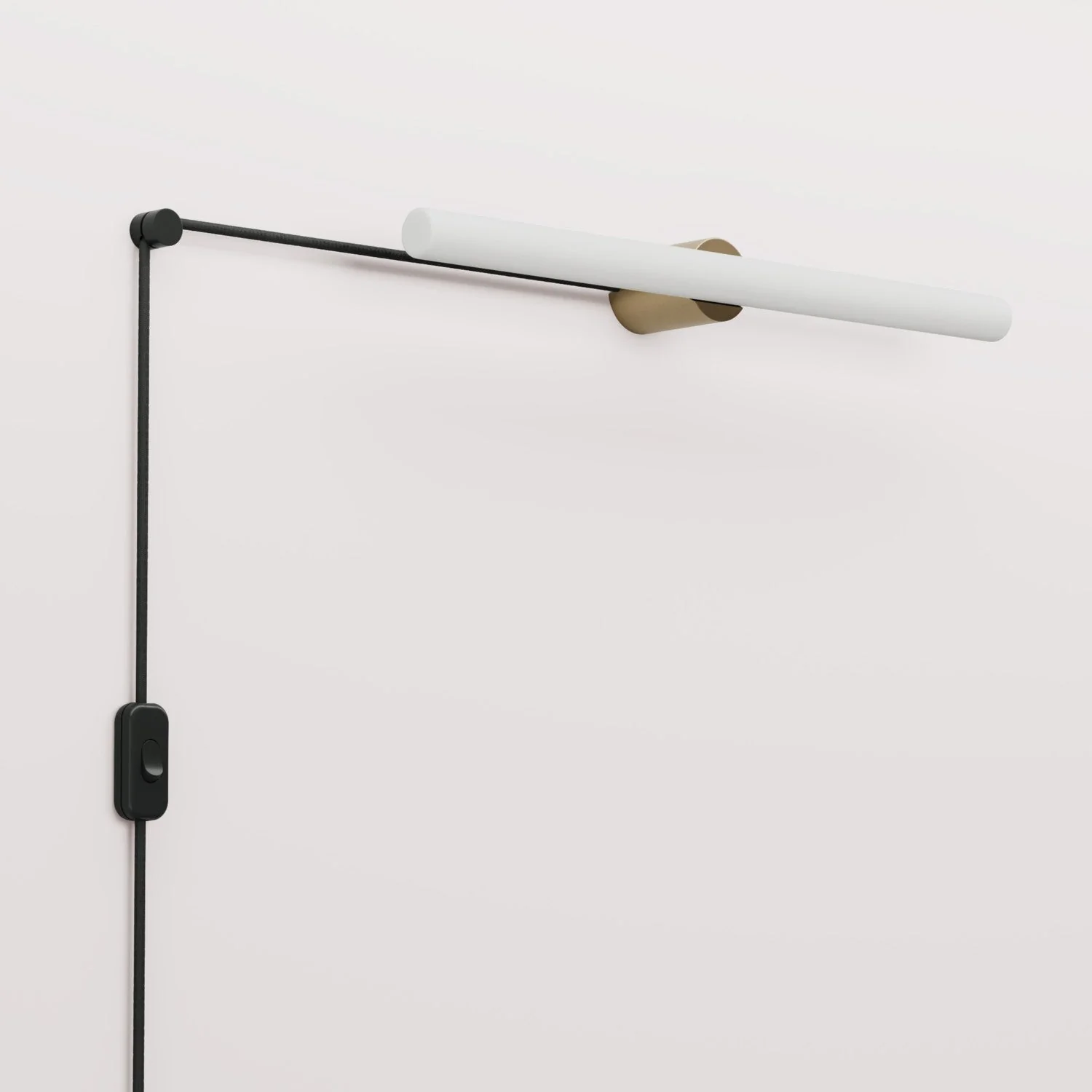 Spostaluce lampe à brancher avec finition métallique et ampoule linéaire LED S14d - Bronze brossé - Image 3