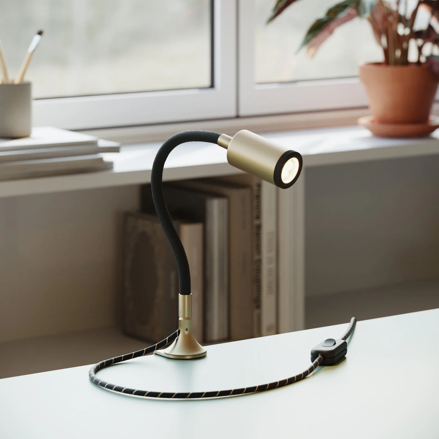 Spot orientable MAG-Y avec pince - Bronze satiné - Image 2