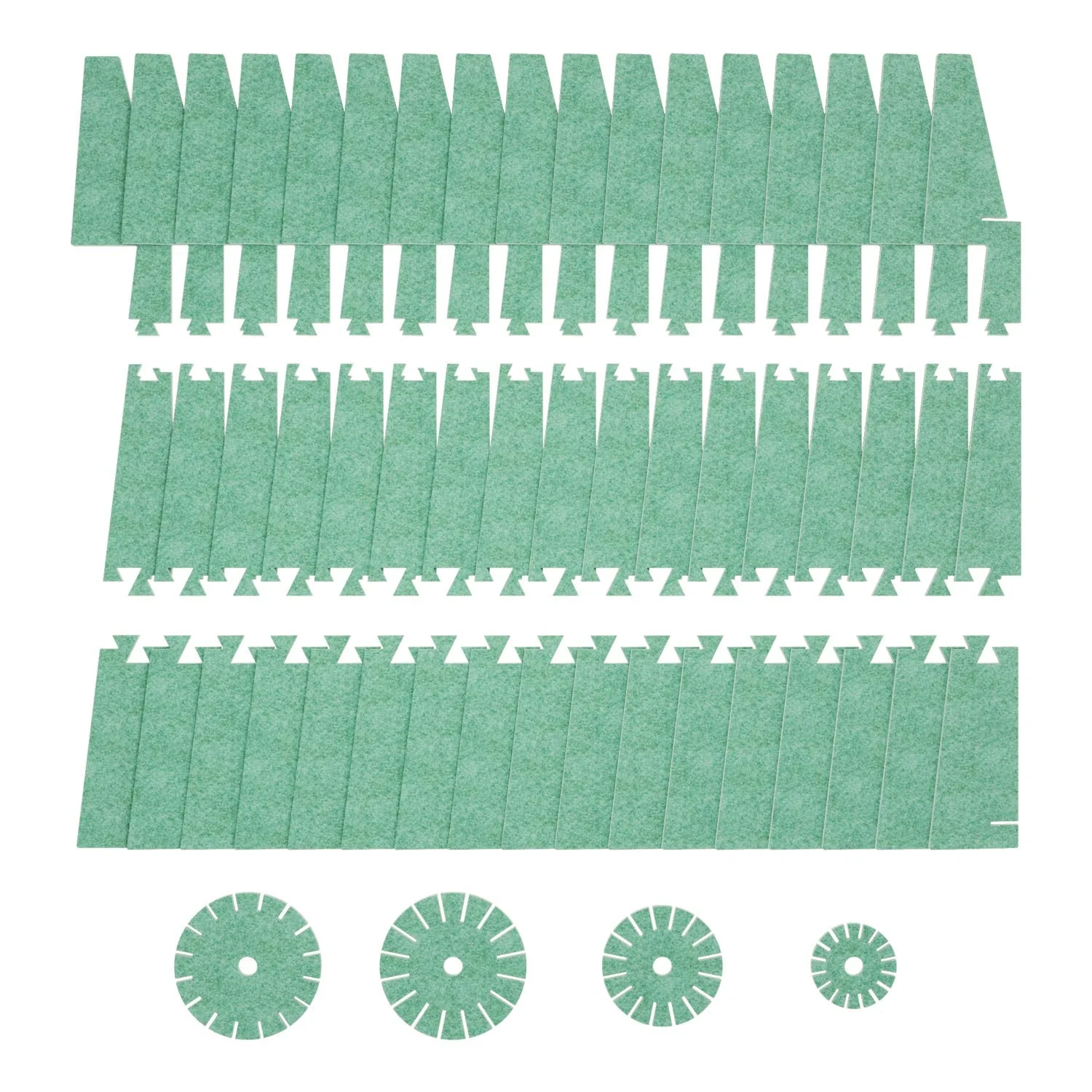 Structure pour lampe de sol SHHINE en matériau acoustique - Vert chiné - Image 3
