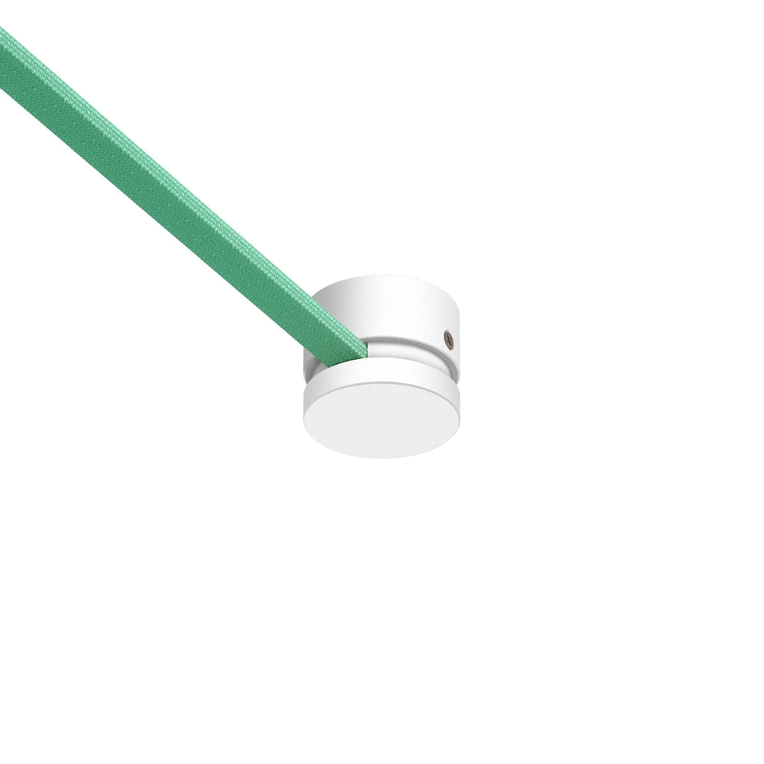 Embout en bois pour câble pour guirlande lumineuse et système Filé. Fabriqué en Italie - Blanc
