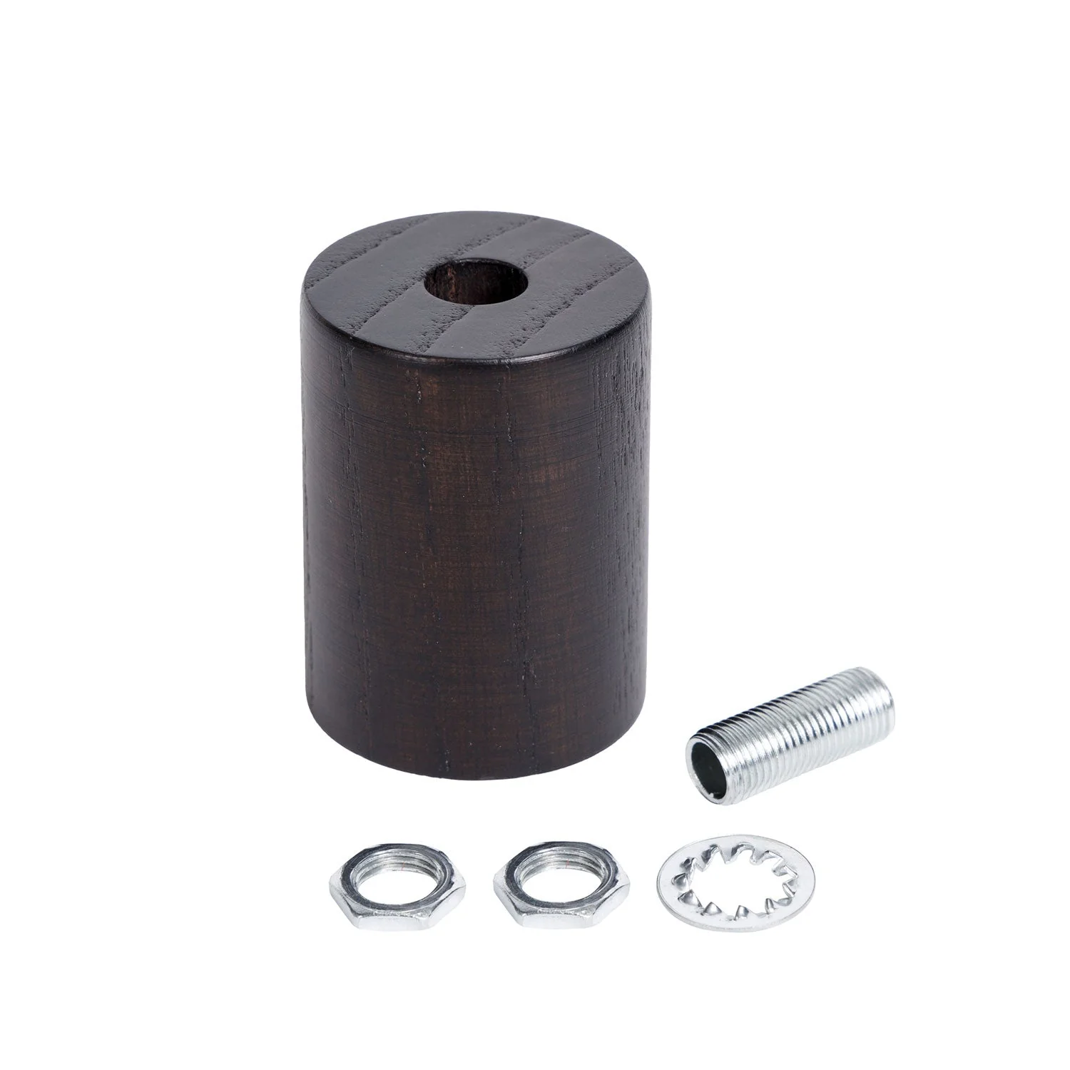 Embout en bois pour cordon 2XL - Effet Wengé - Image 4