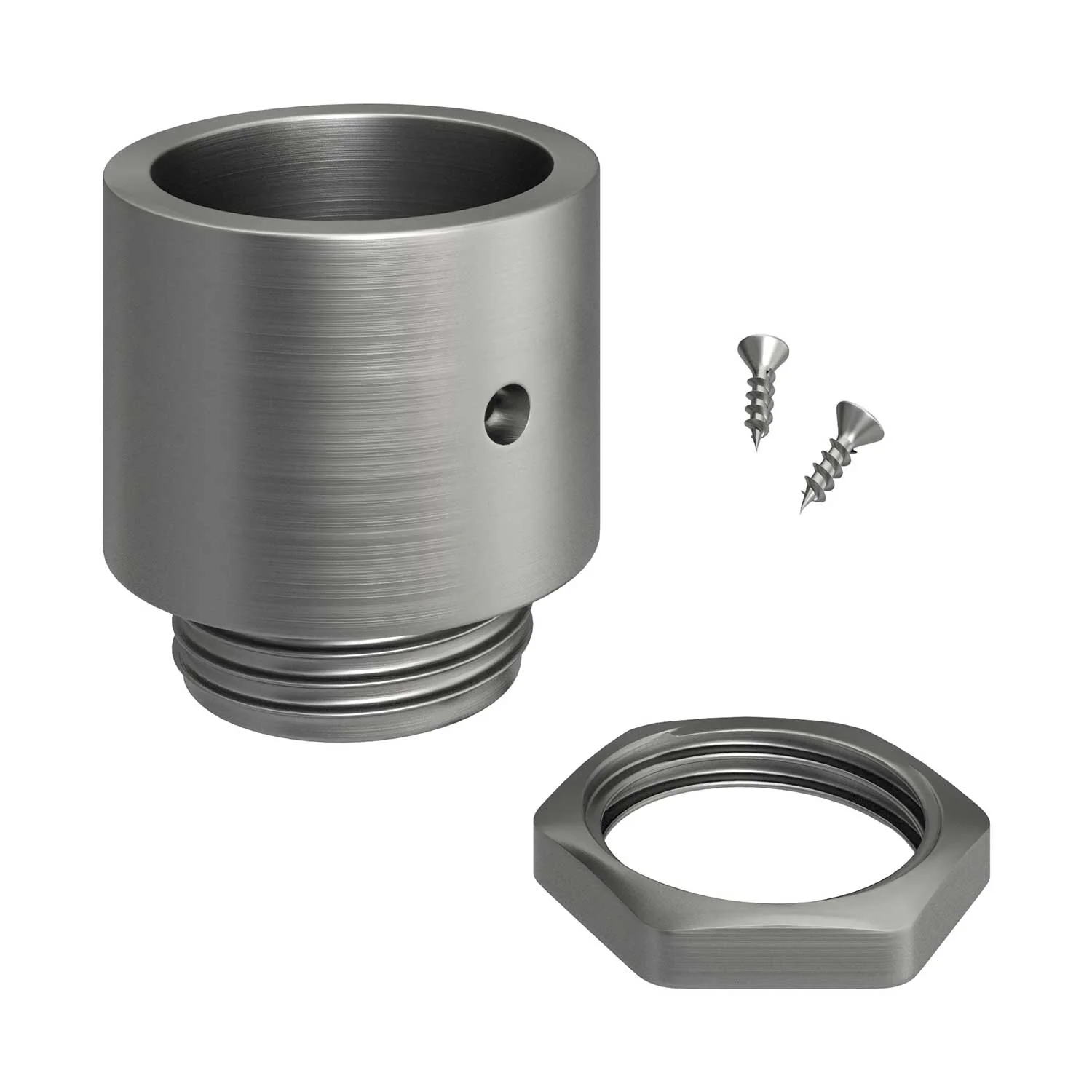 Embout en métal avec filetage M20 pour Creative-Tube, avec vis de serrage pour tube - Image 4