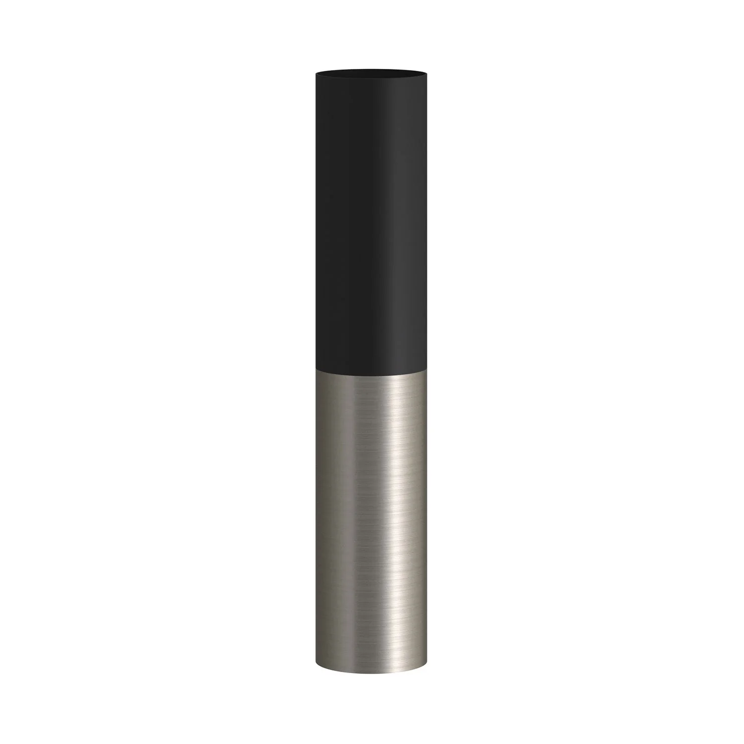 Tub-E14, tube en métal double pour spot avec douille double bague E14 - Noir et Titane satiné - Image 3